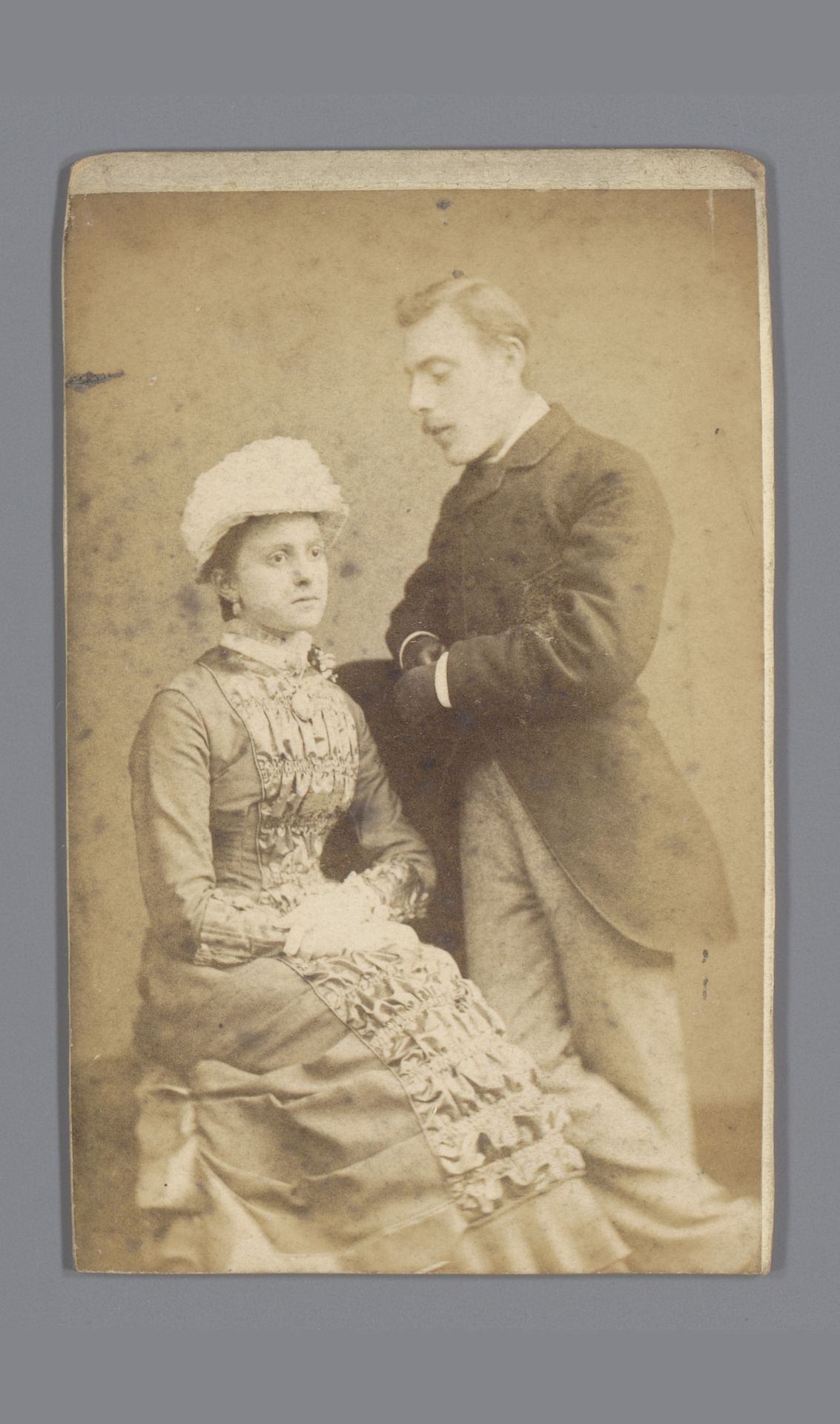 Portret van een onbekende man en vrouw by John George Kirby