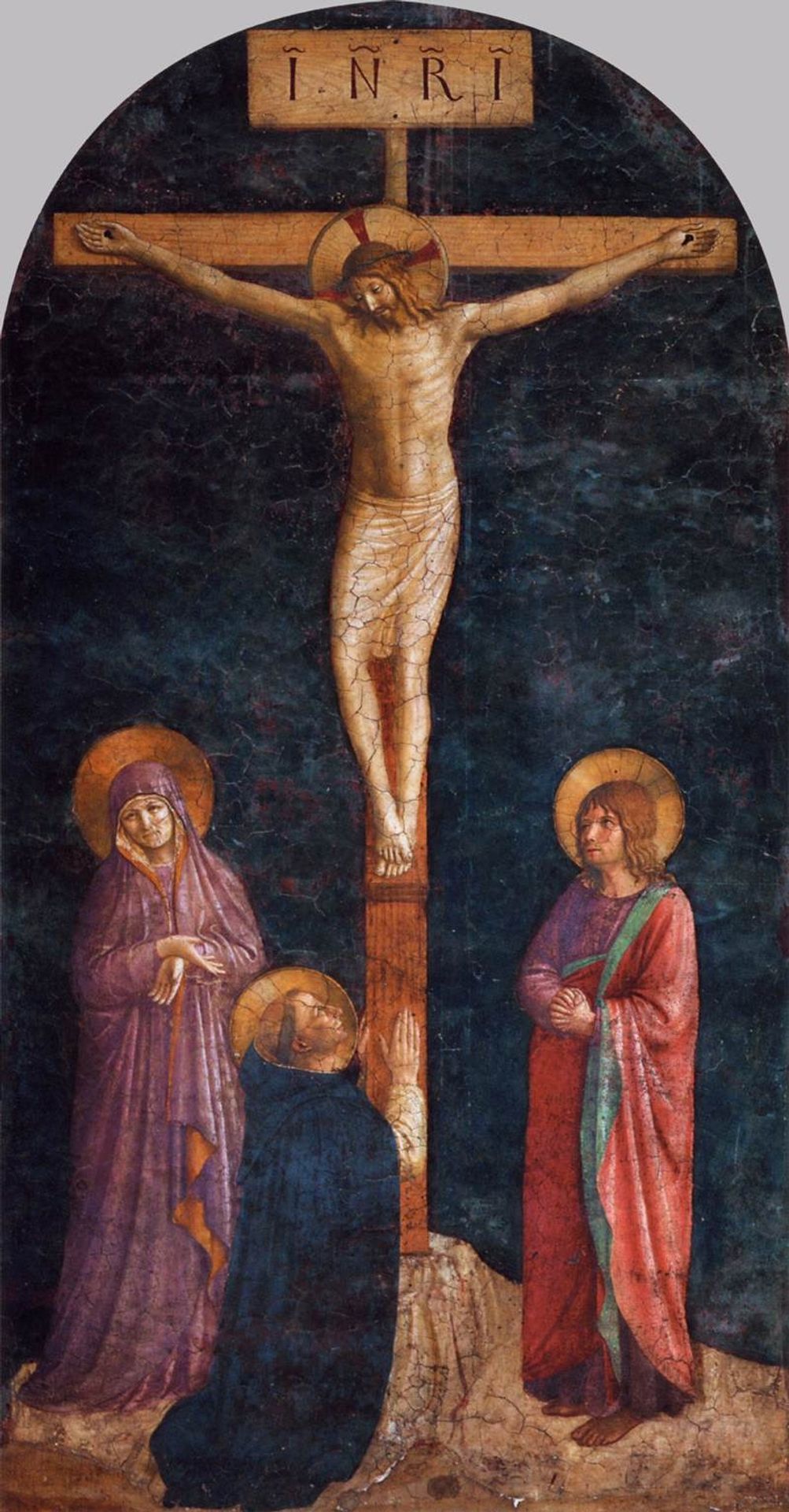 Crucifixion with St. Dominic by Fra Angelico