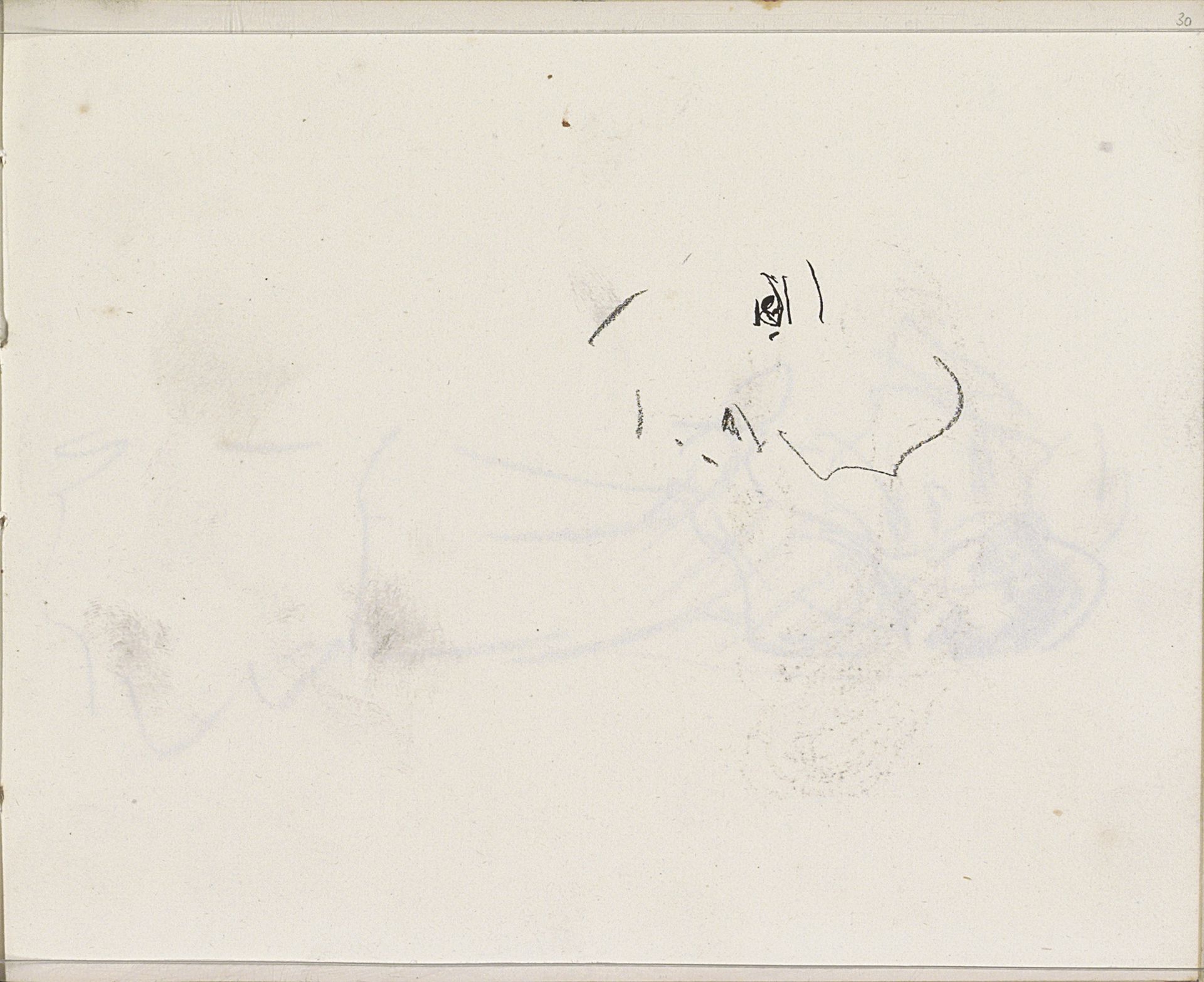 Gezicht van een vrouw by Isaac Israels