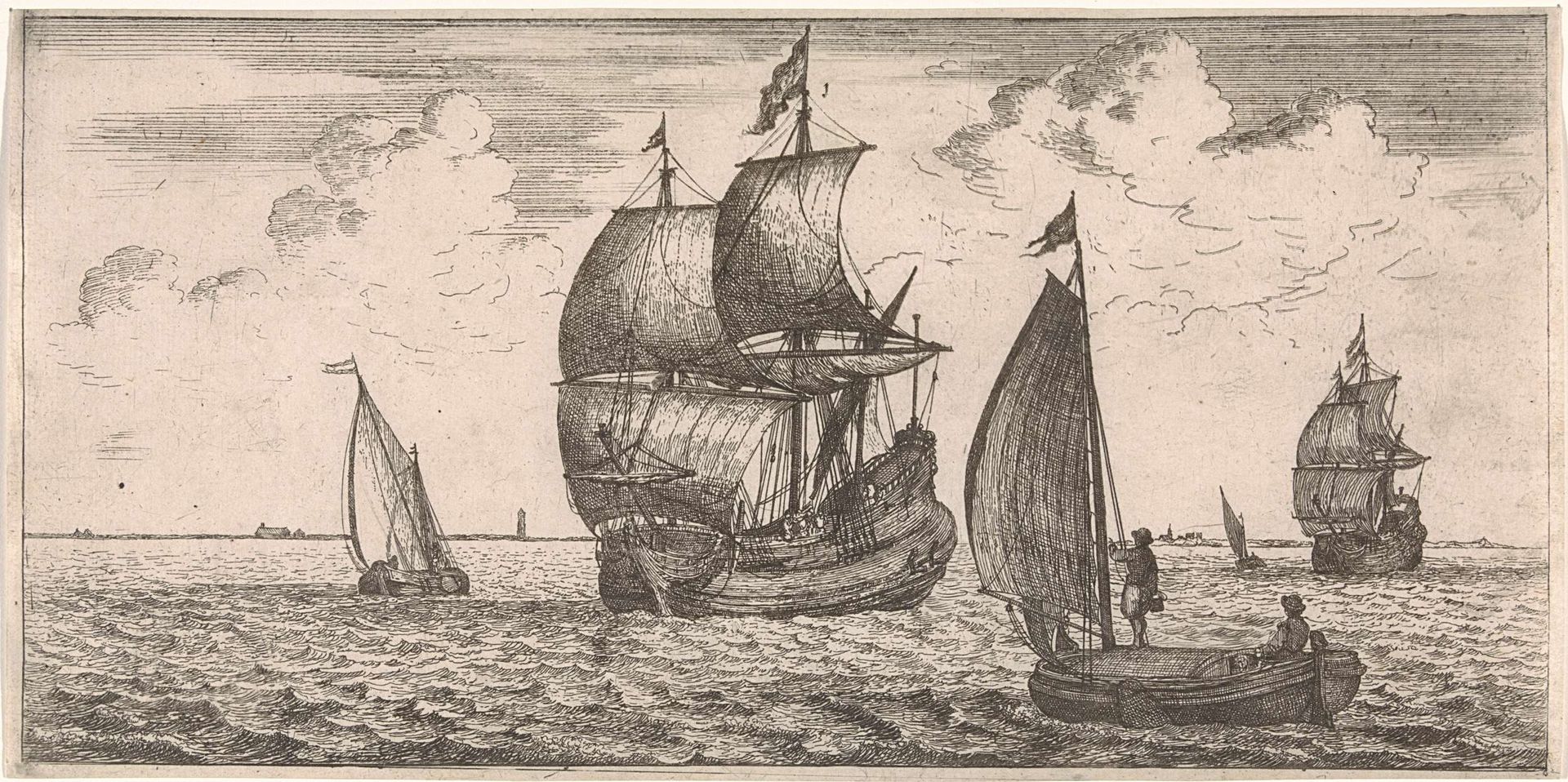 Ontvangst van de post op zee by Joost van Geel