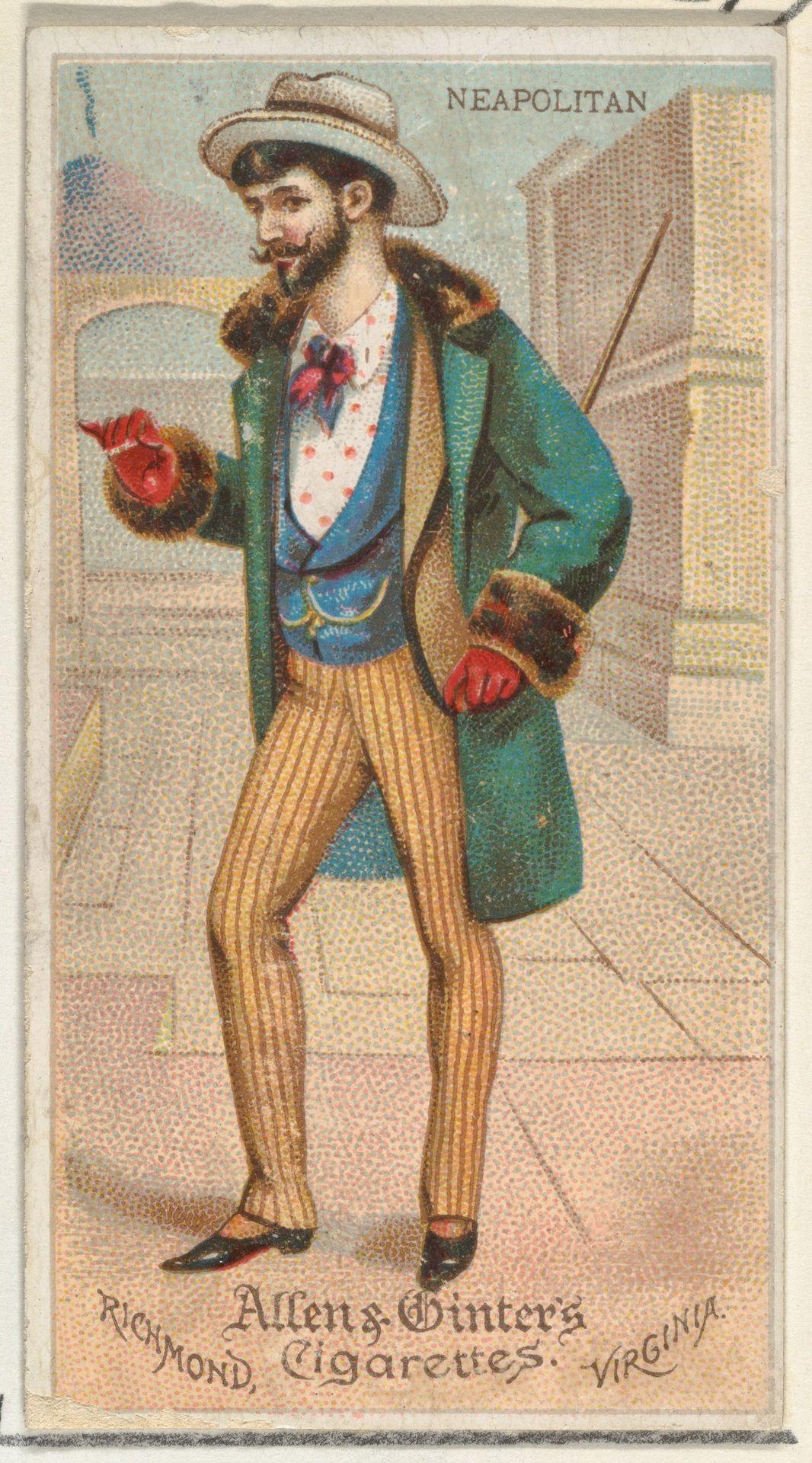 Neapolitan, from World's Dudes series (N31) for Allen & Ginter Cigarettes by Allen & Ginter