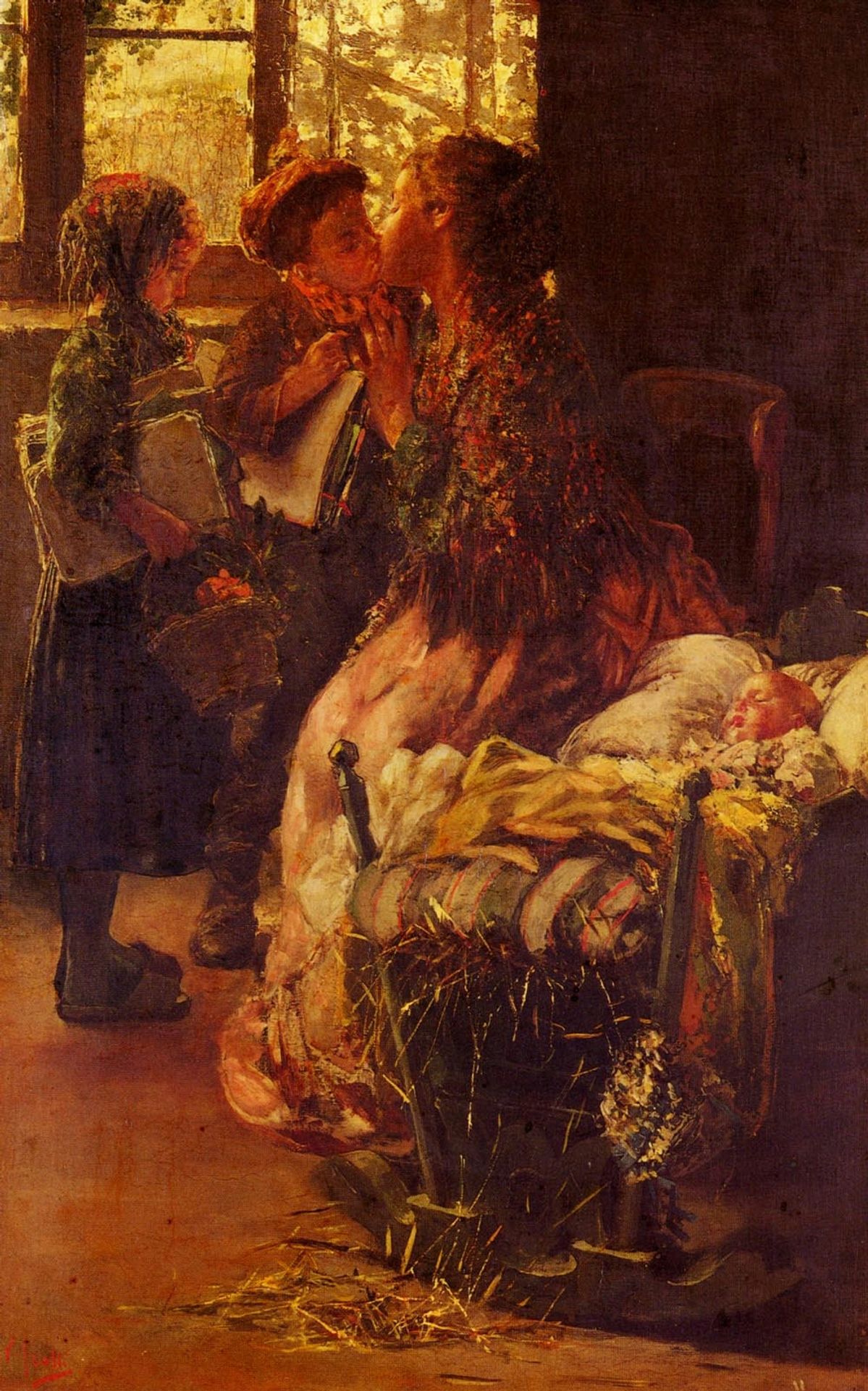 The Kiss in Mother's Arms by Vincenzo Irolli