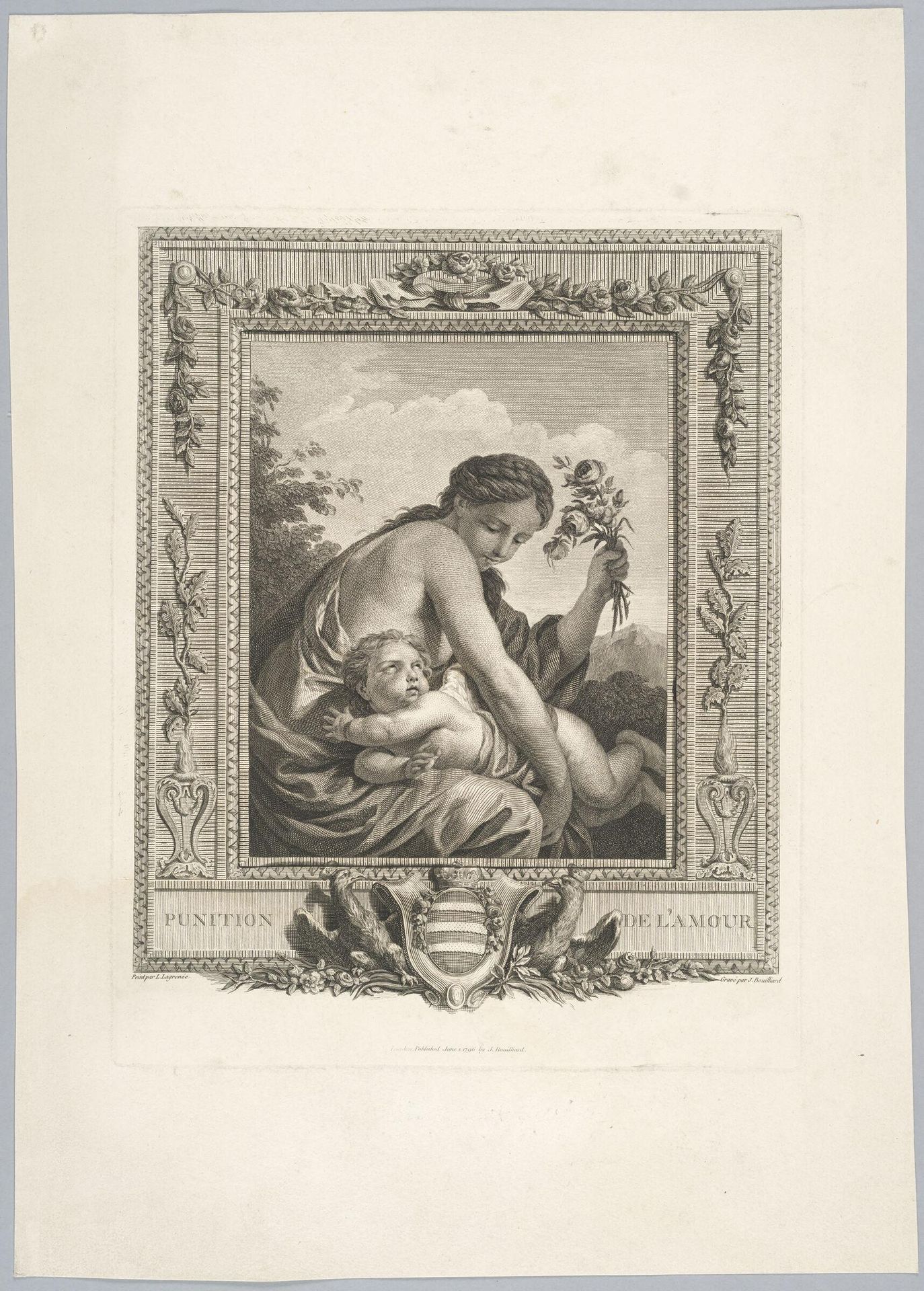 Punishment of Cupid by Jacques Bouillard