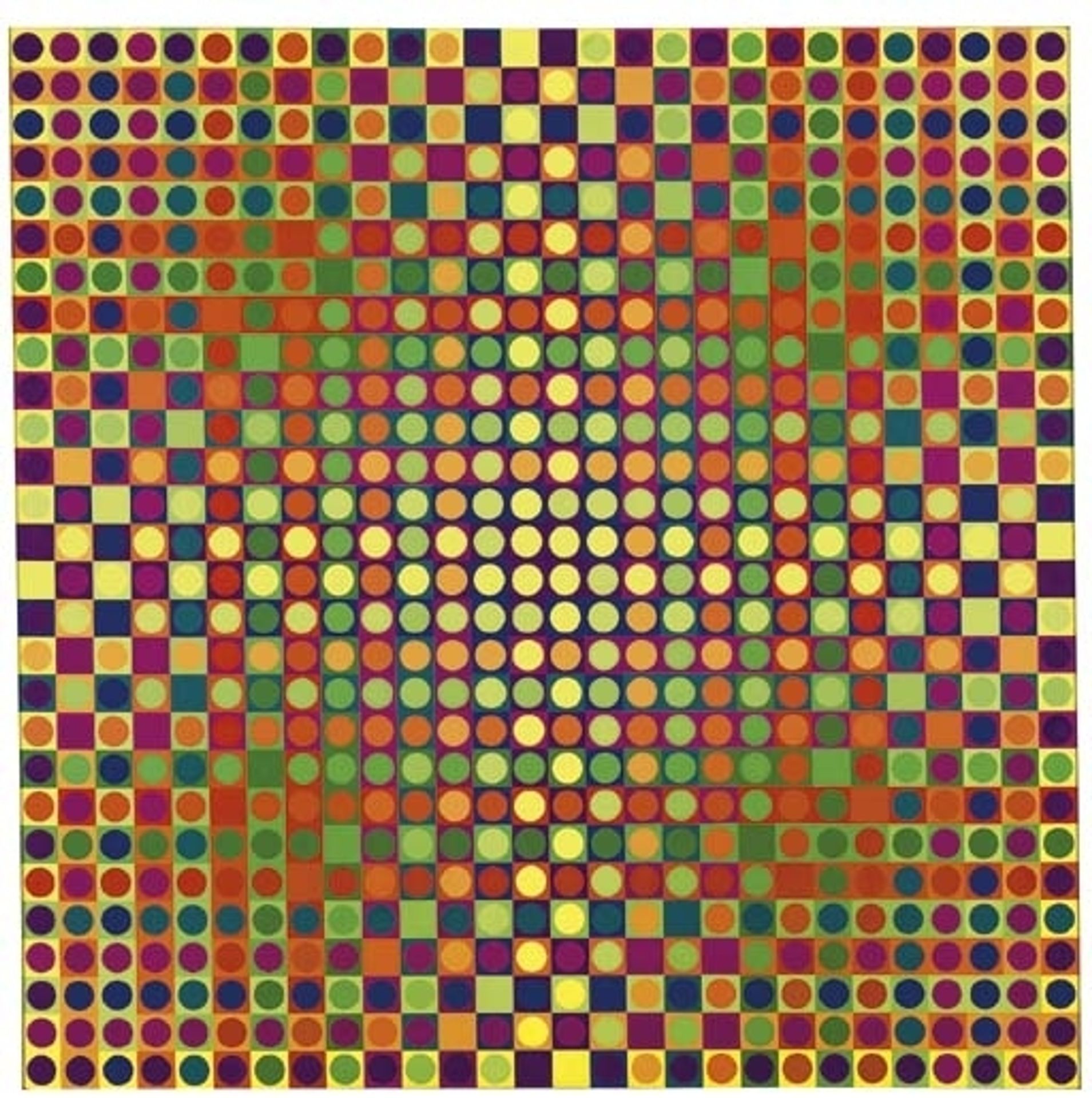 Serie 29D No. 1-1 8-8 1-1 8-8 by Julio Le Parc