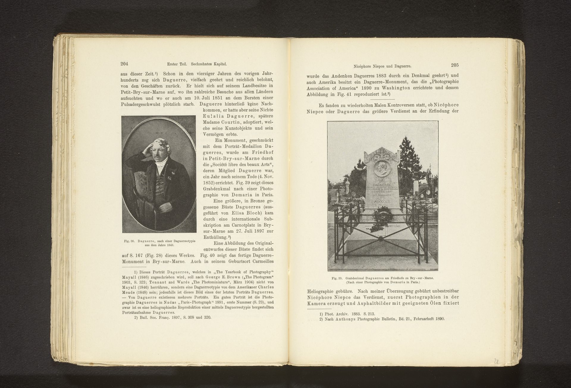 Graf van Louis Daguerre op de begraafplaats te Bry-sur-Marne by Demaria