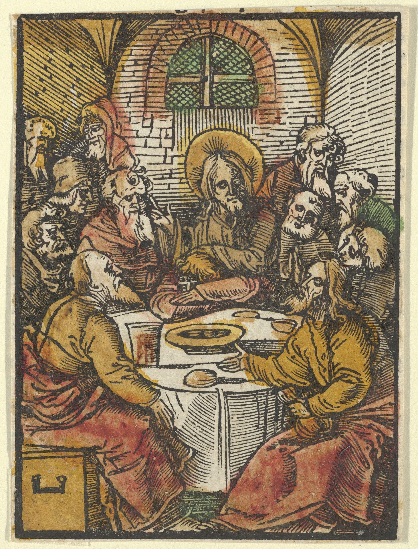 The Last Supper, from Das Plenarium by Hans Schäufelein