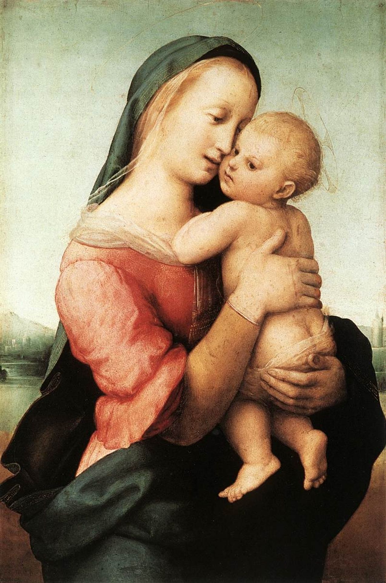 Detail of the 'Tempi' Madonna by Raphael