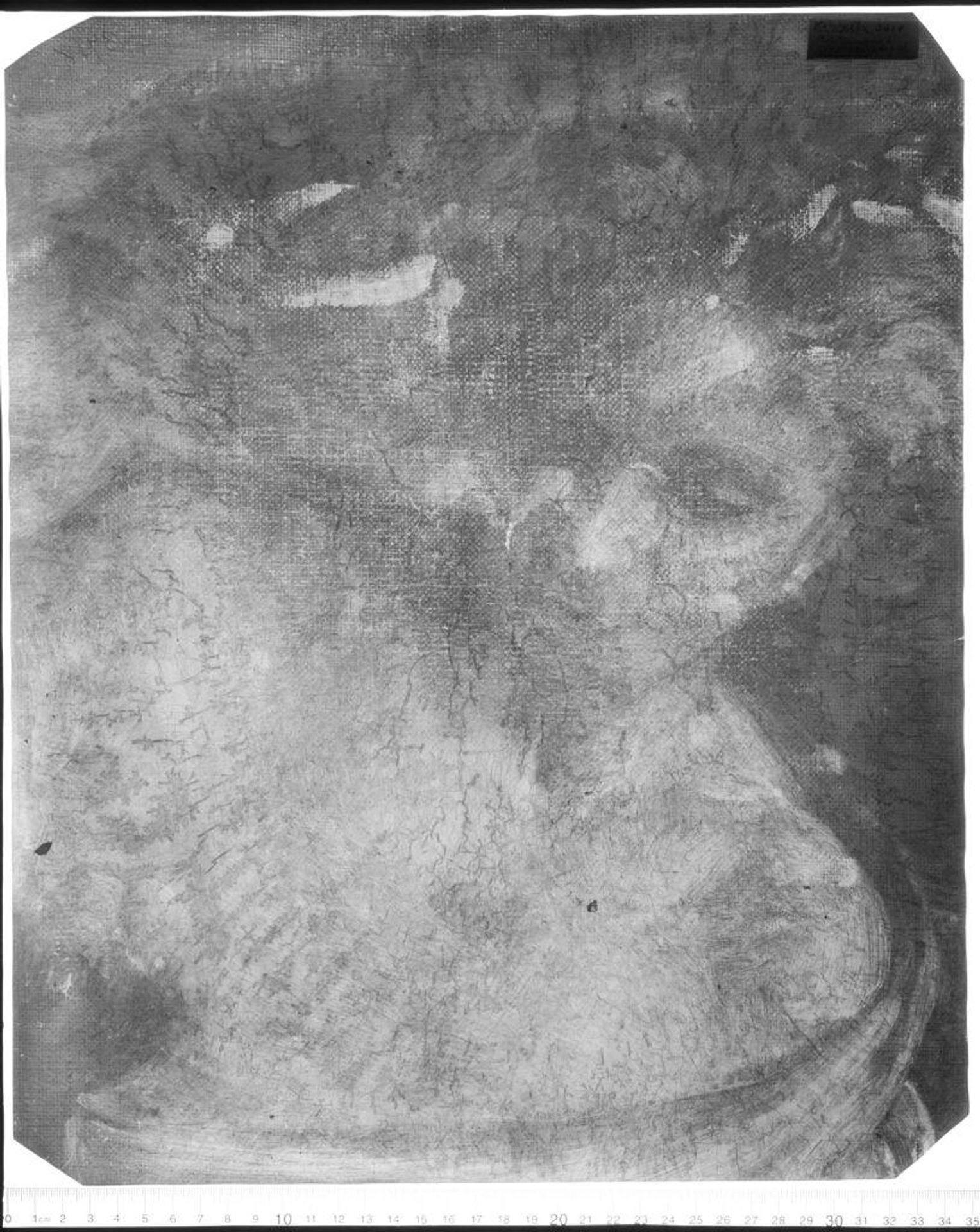 X-radiograph(s) of "St. Peter Released" by Artist of original: (?) Giovanni Battista Piazzetta