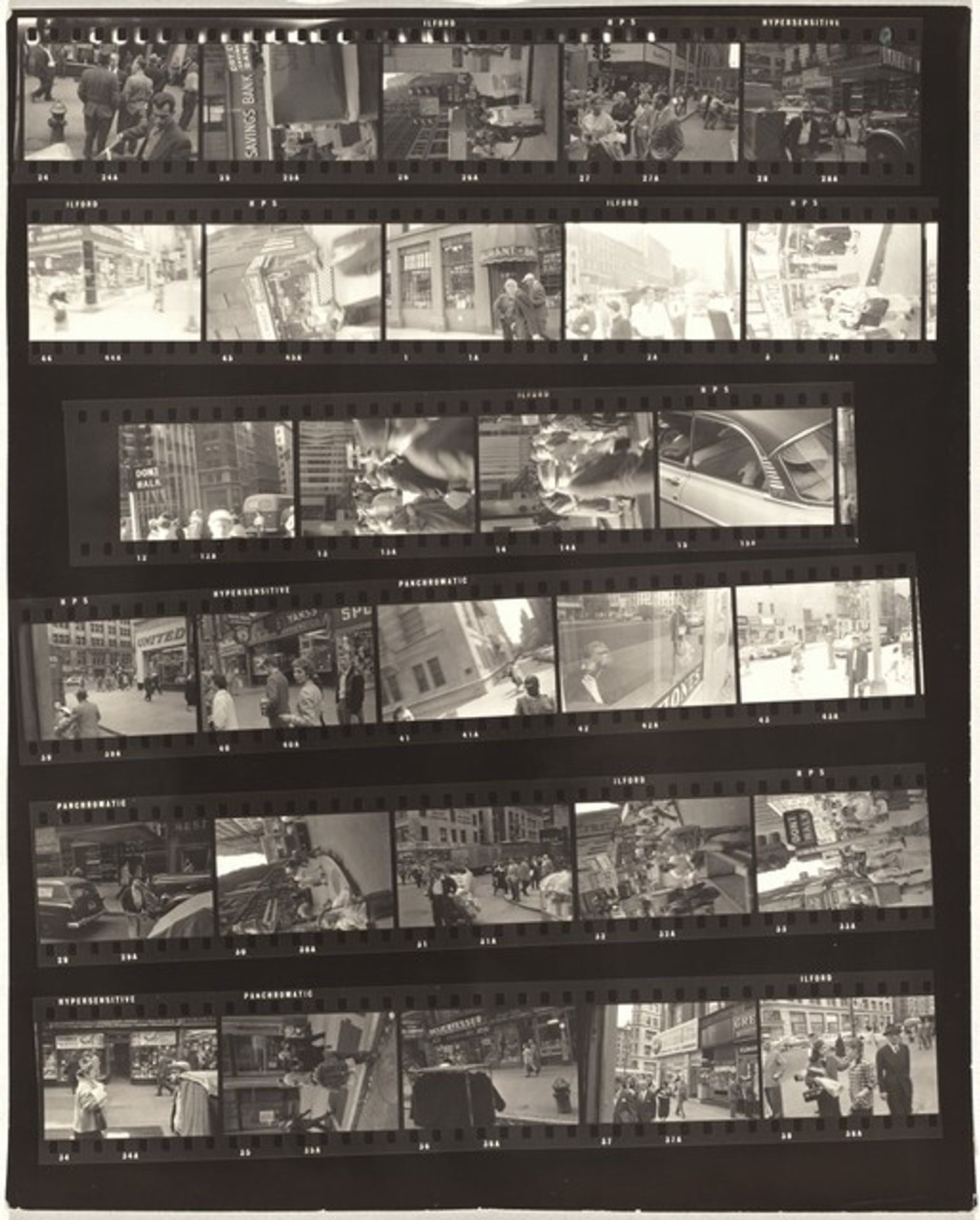 From the bus 37 by Robert Frank