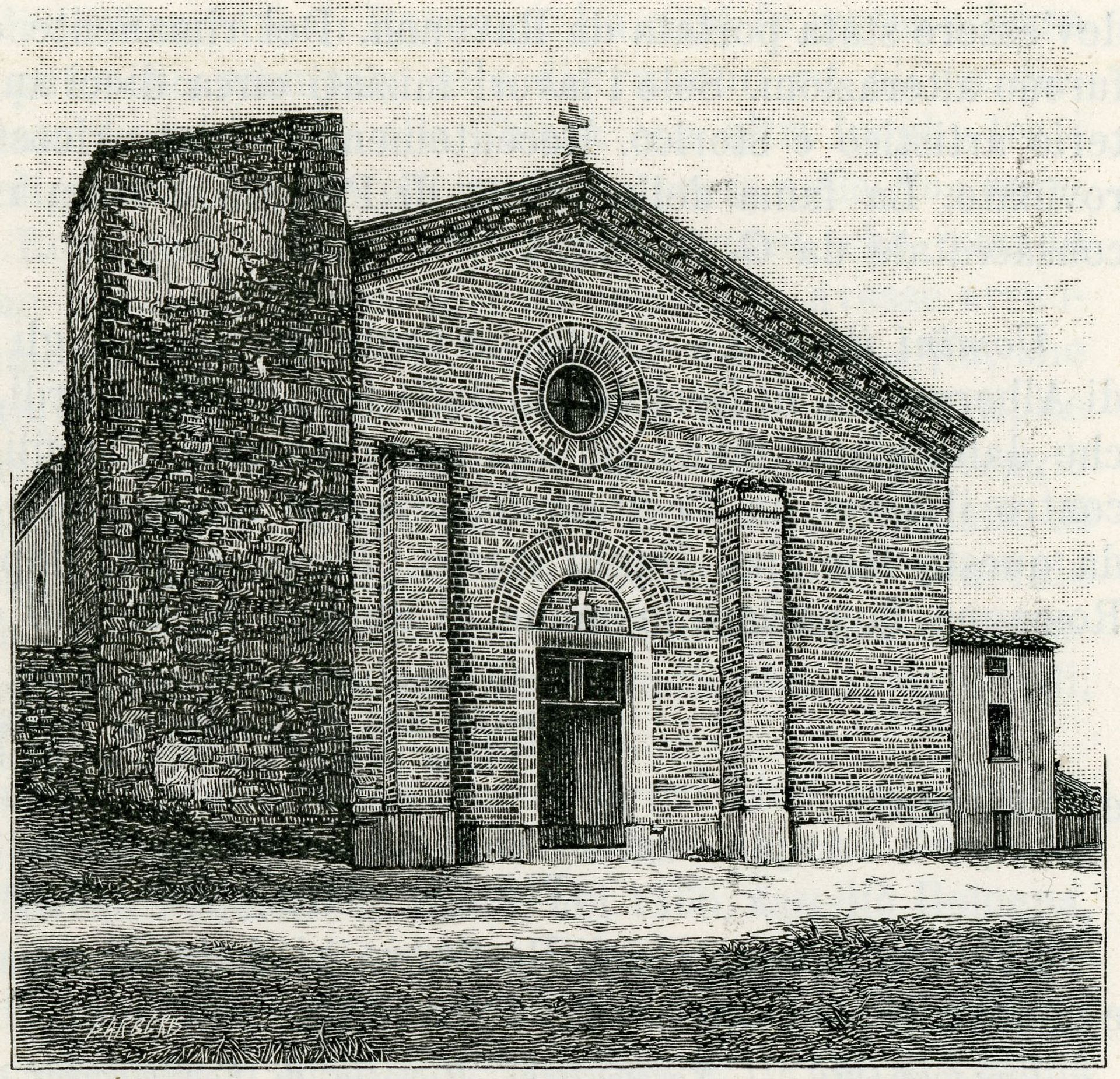 Chiesa Di Polenta, Prima Del Restauro, by Giuseppe Barberis