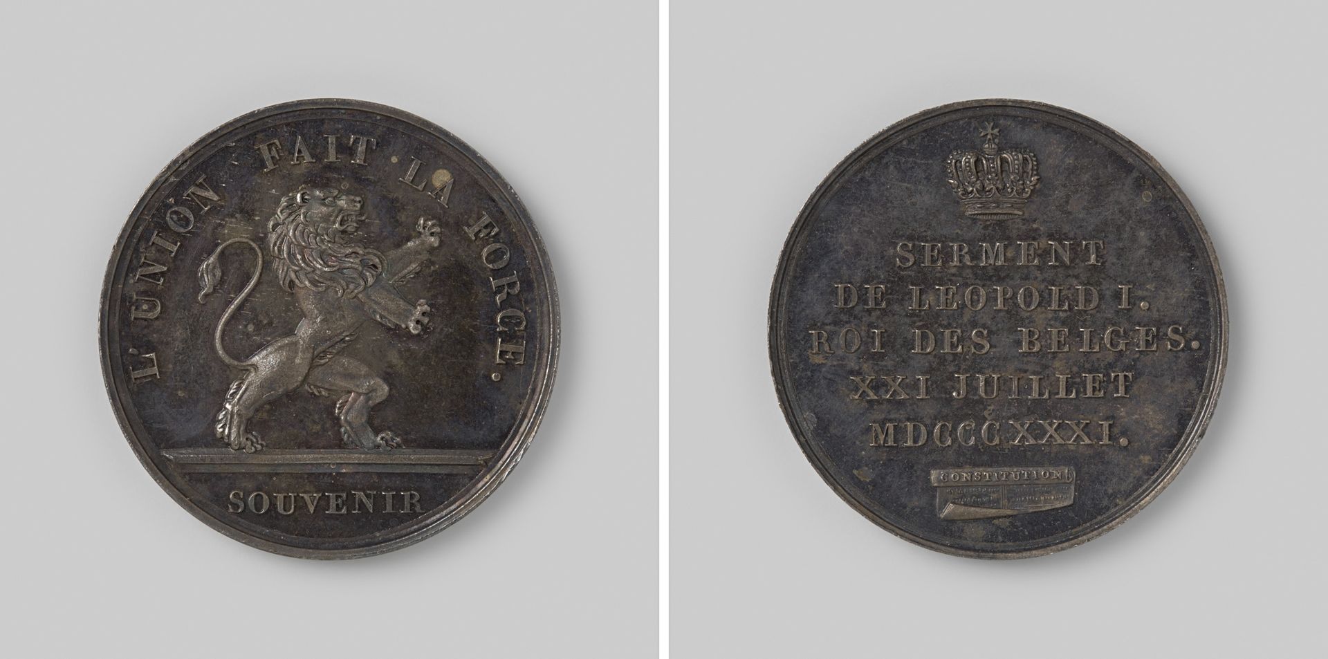Eed van Leopold van Saksen-Coburg op de constitutie by Joseph-Pierre Braemt