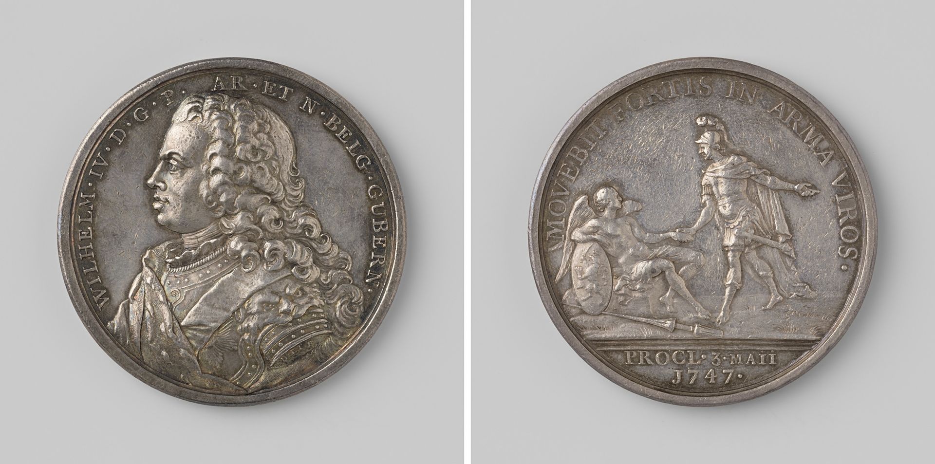 Verheffing van de prins van Oranje tot stadhouder by Jean Dassier