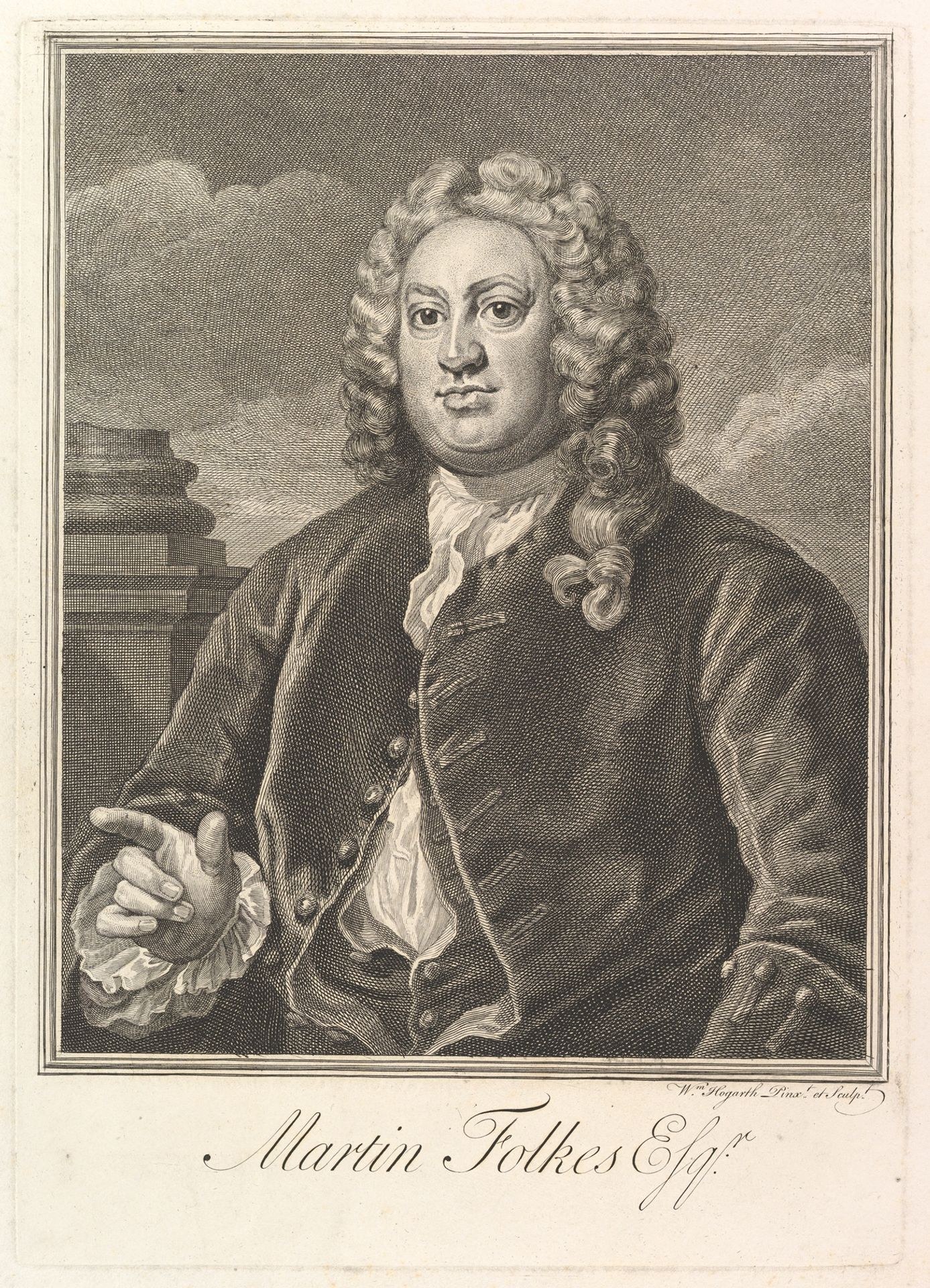 Martin Folkes by William Hogarth