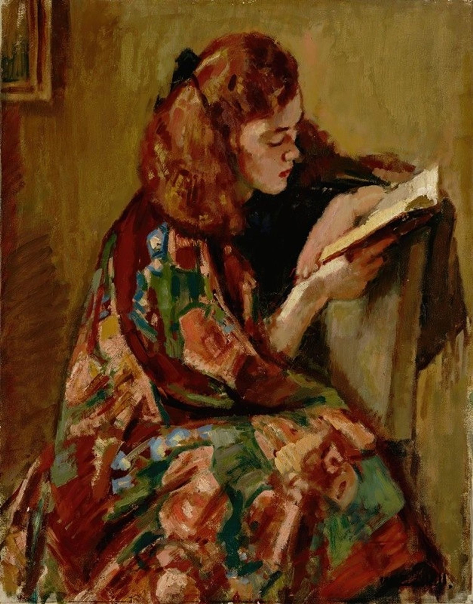 Girl Reading by Magnus Enckell