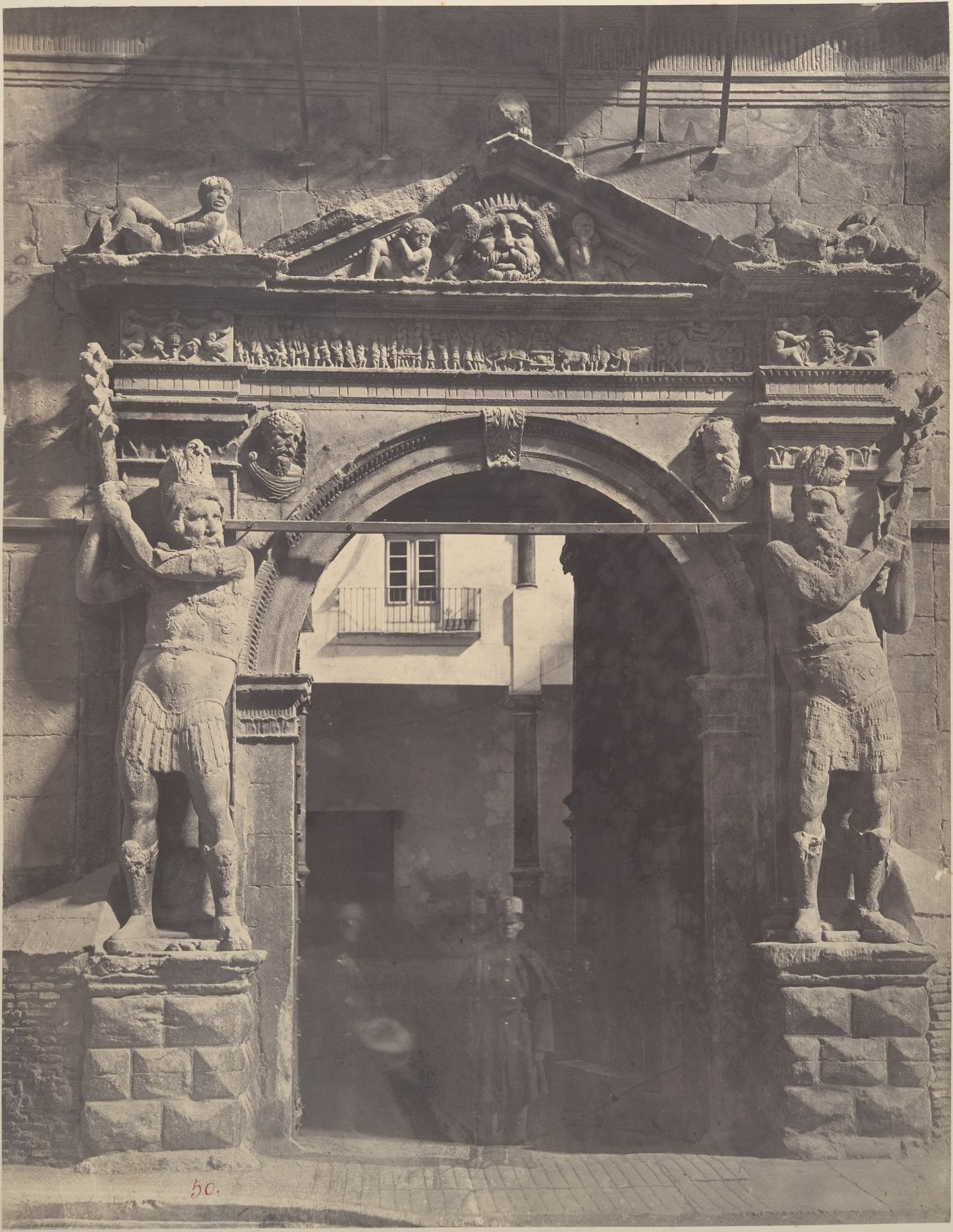 Zaragoza: Porta de los Gigantes by Charles Clifford