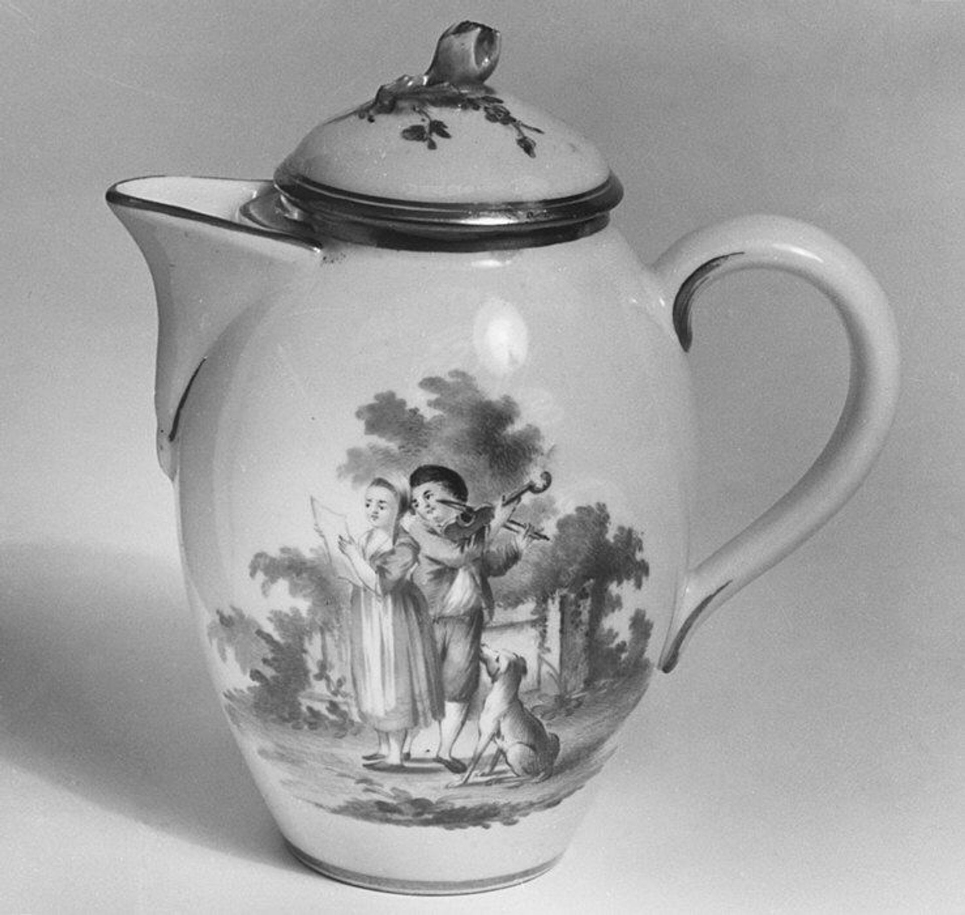 Milk jug with cover by Gotha