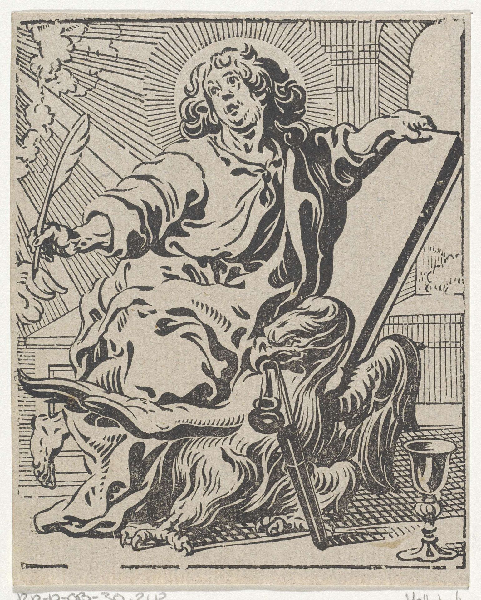 Johannes de evangelist by Antoine Sallaert