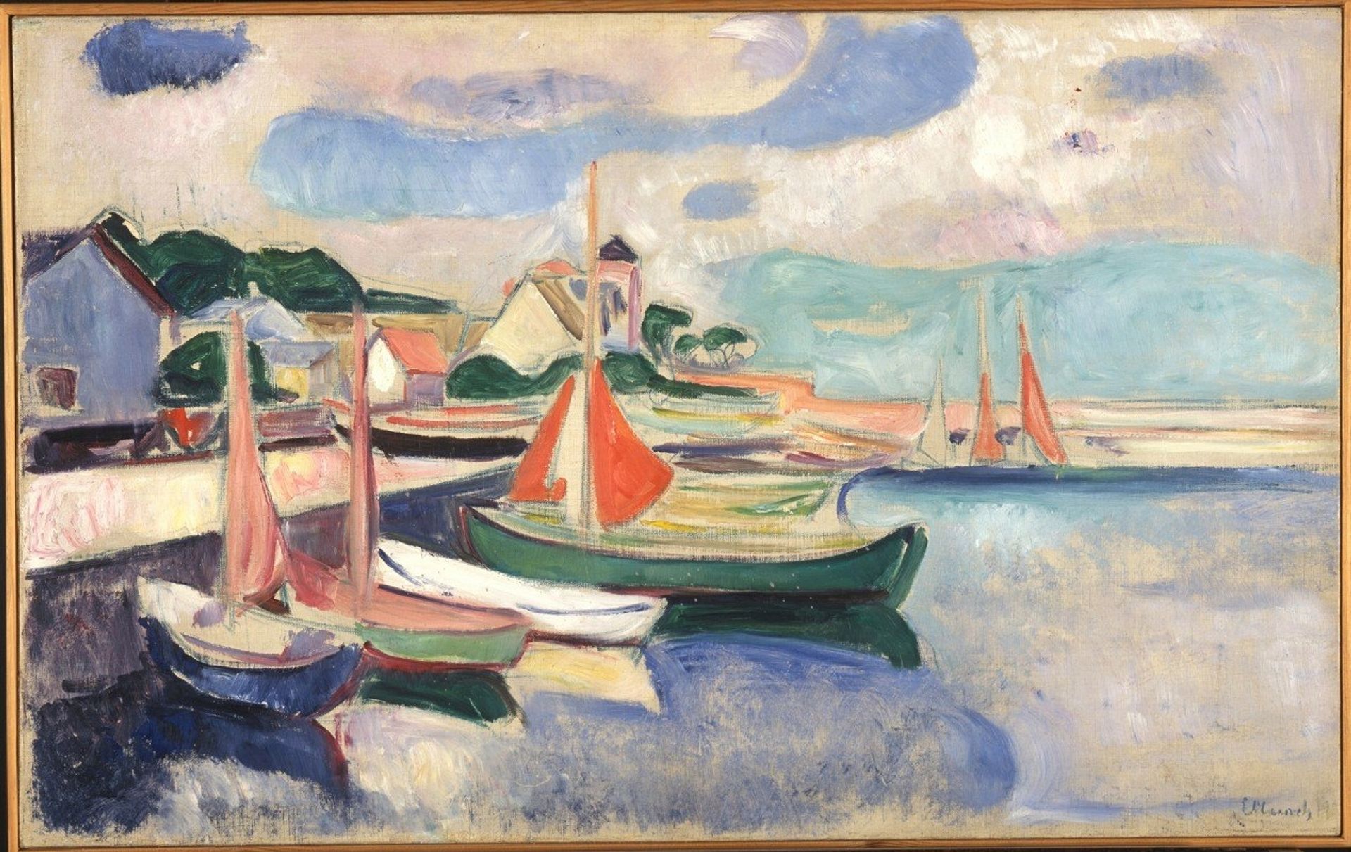Taarbæk Harbour by Edvard Munch