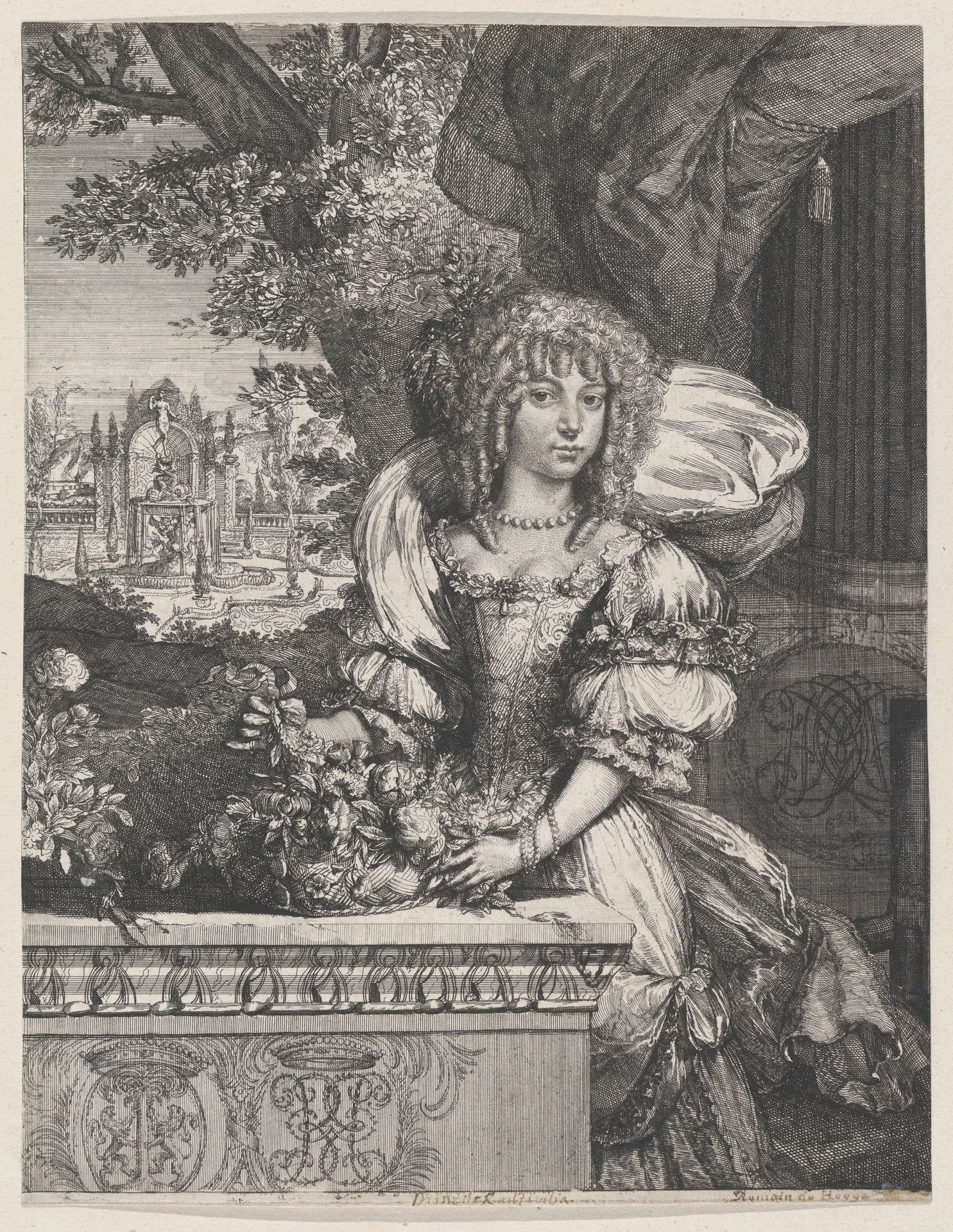 Portrait of Mary Stuart by Romeyn de Hooghe