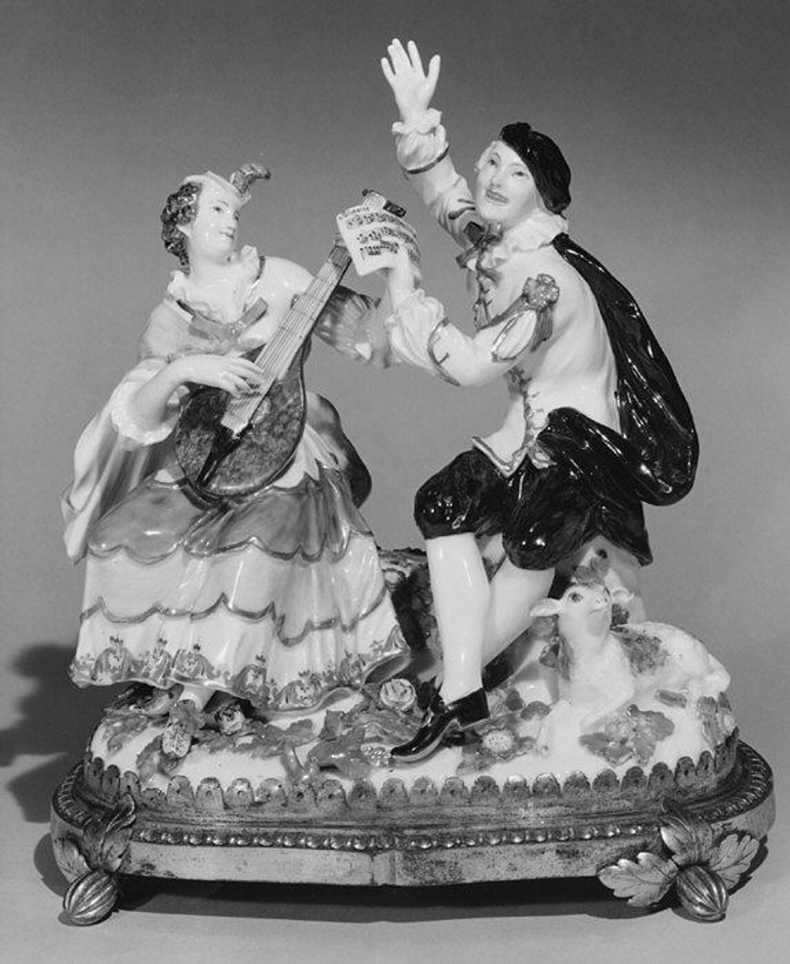 Shepherd musicians by Meissen Manufactory