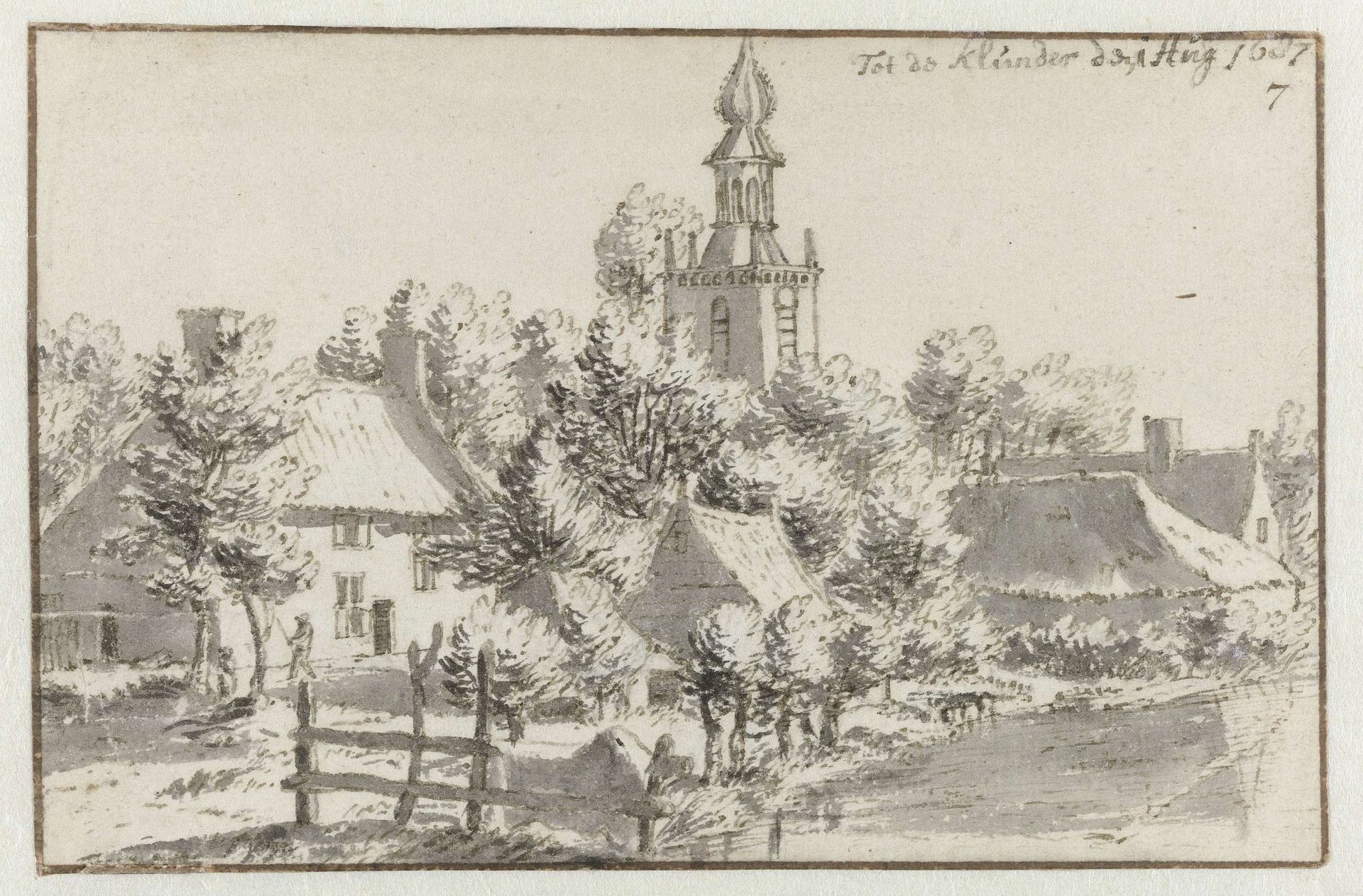 View of the Village of Klundert, Noord-Brabant by Valentijn Klotz