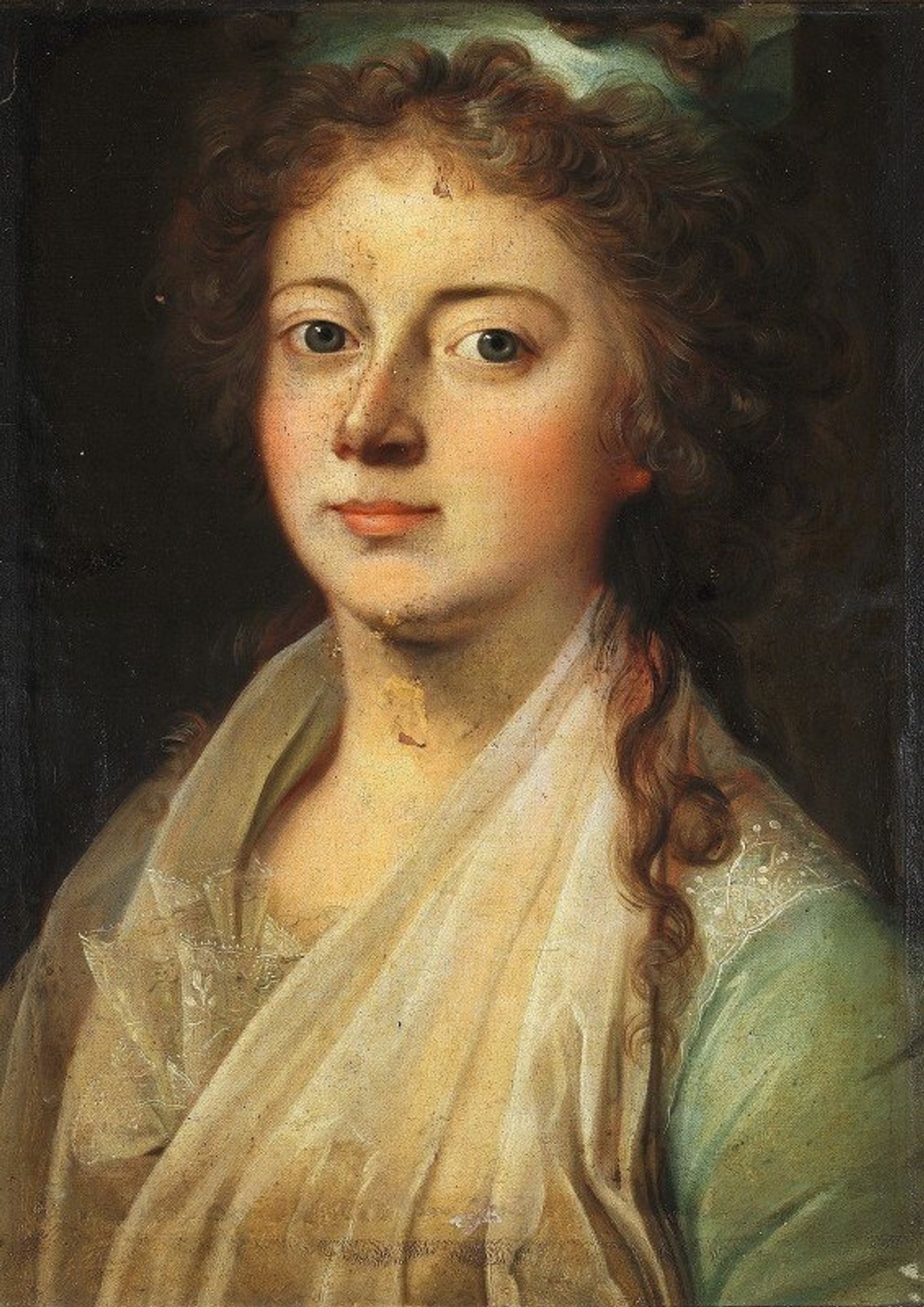 Portrait of Queen Marie Sophie Frederikke by Jens Juel