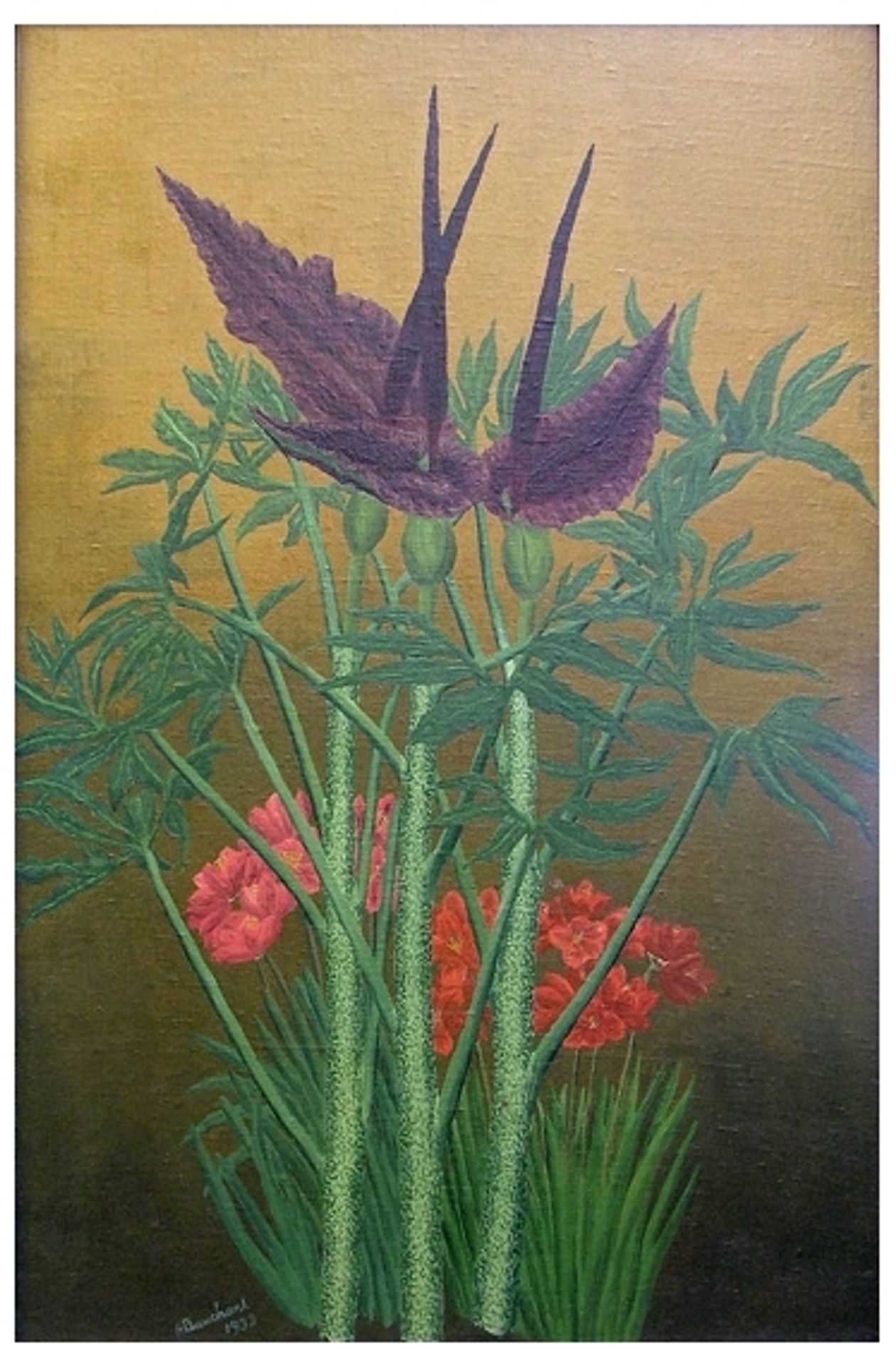 Exotic Flowers by Andre Bauchant