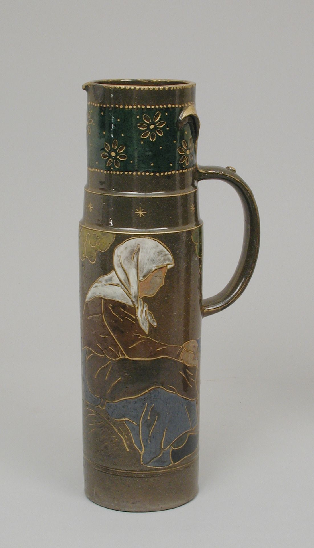 Tankard with woman seated by Haviland & Co.
