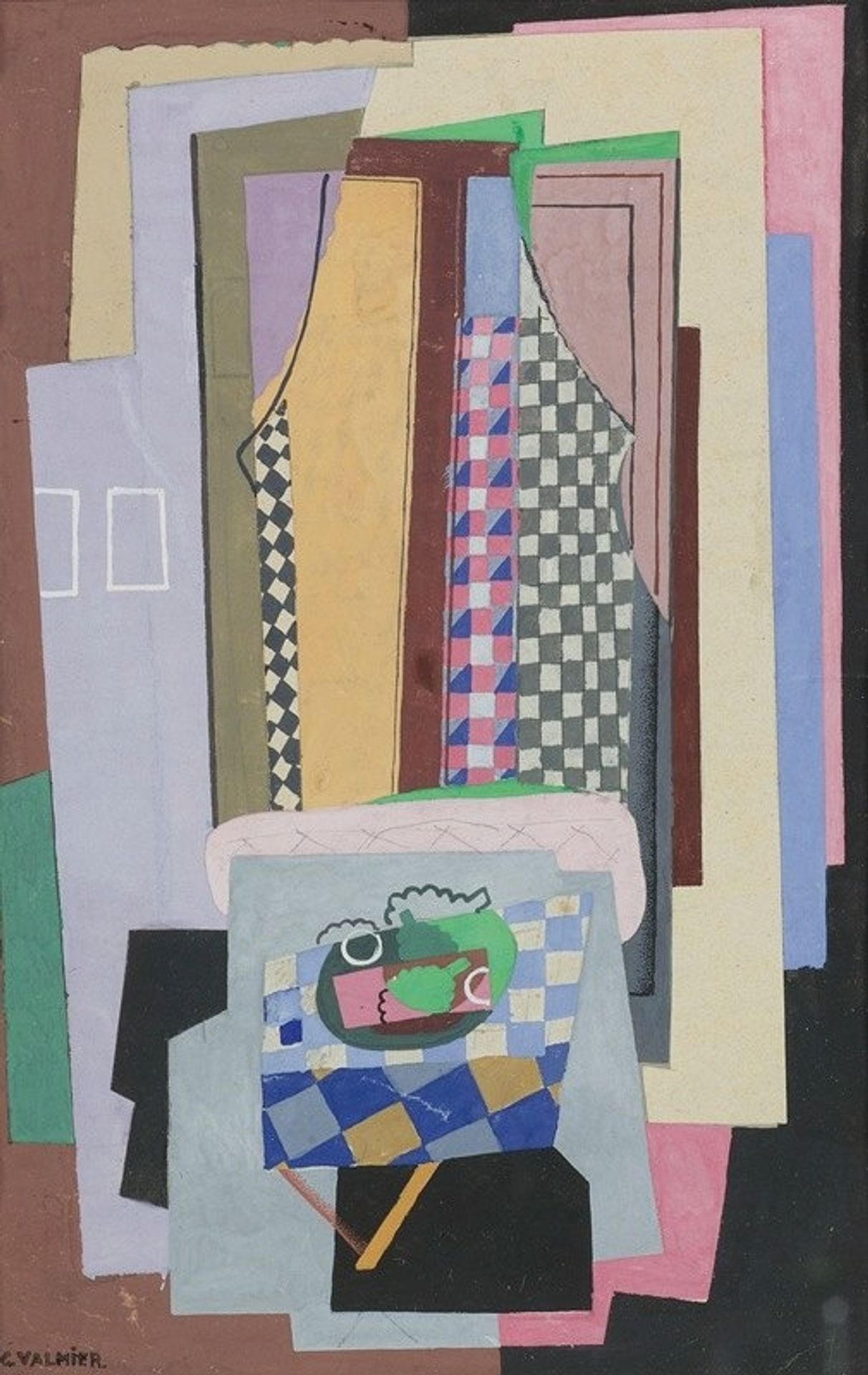 Nature Morte Devant La Fenêtre by Georges Valmier