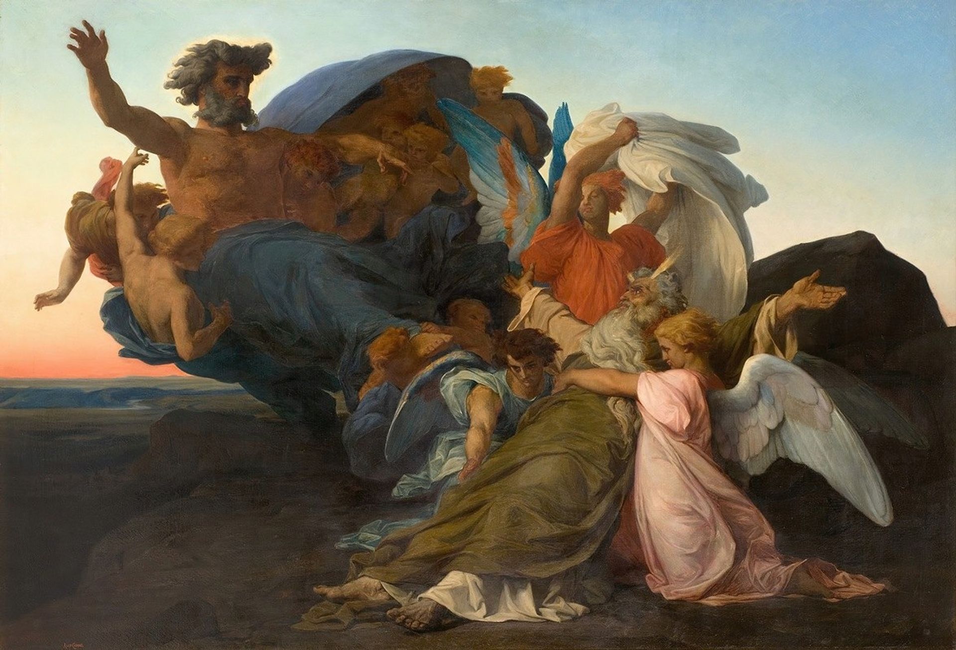 The Death of Moses by Alexandre Cabanel