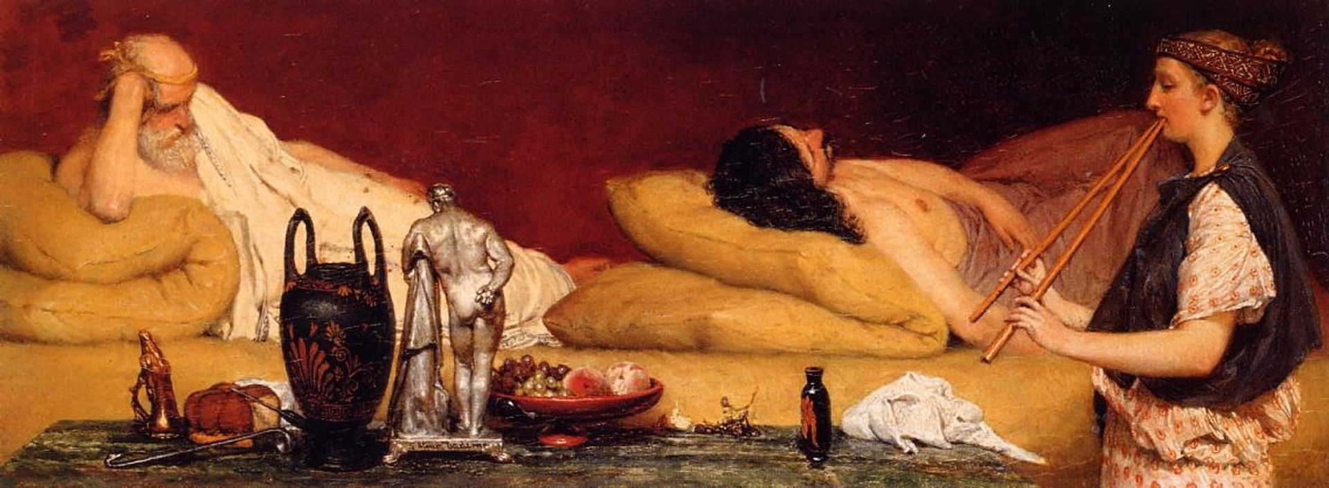 The Siesta by Lawrence Alma-Tadema