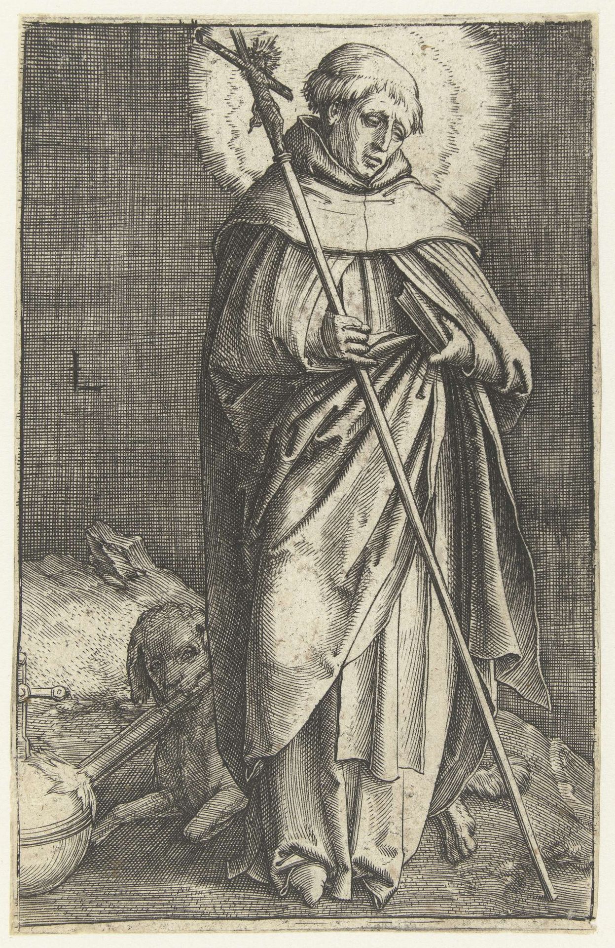 De heilige Dominicus by Lucas van Leyden