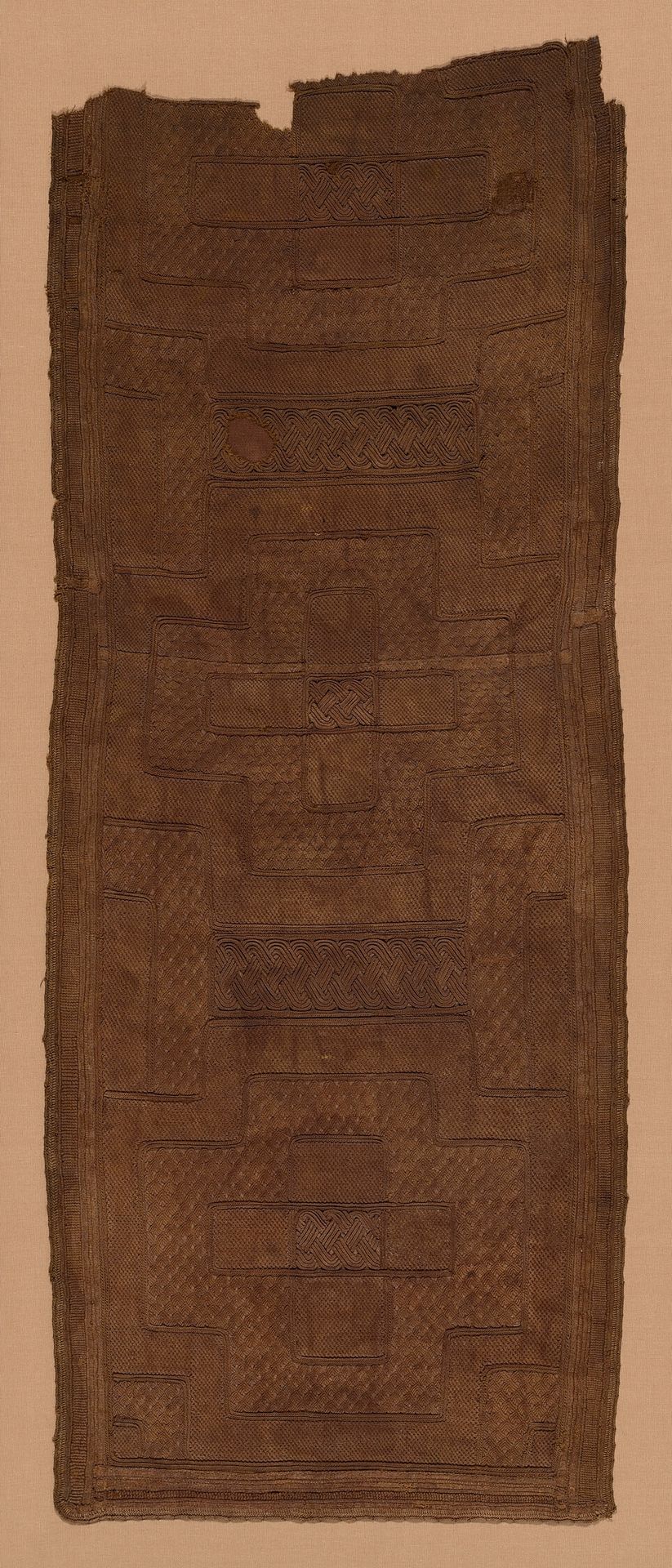 Fragment from a Royal Overskirt (ncaka kot) by Bushongo