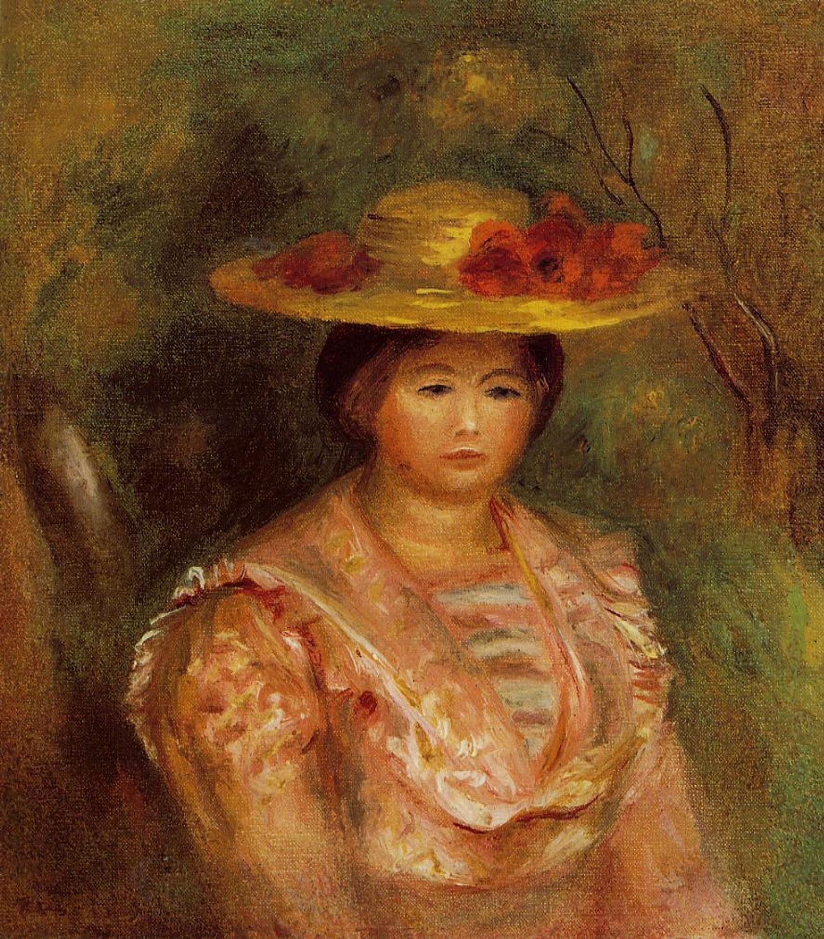 Bust of a Woman (Gabrielle) by Pierre-Auguste Renoir