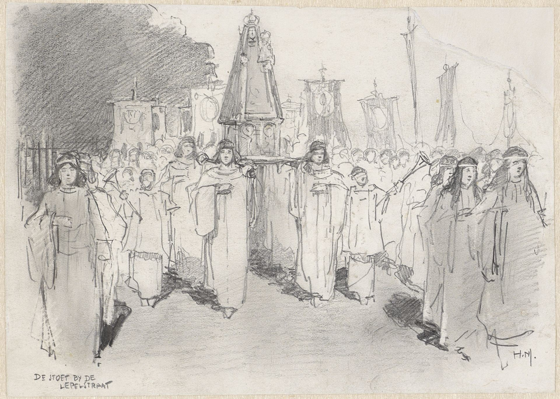Ommegang van de Zoete Lieve Vrouw van Den Bosch by Herman Moerkerk