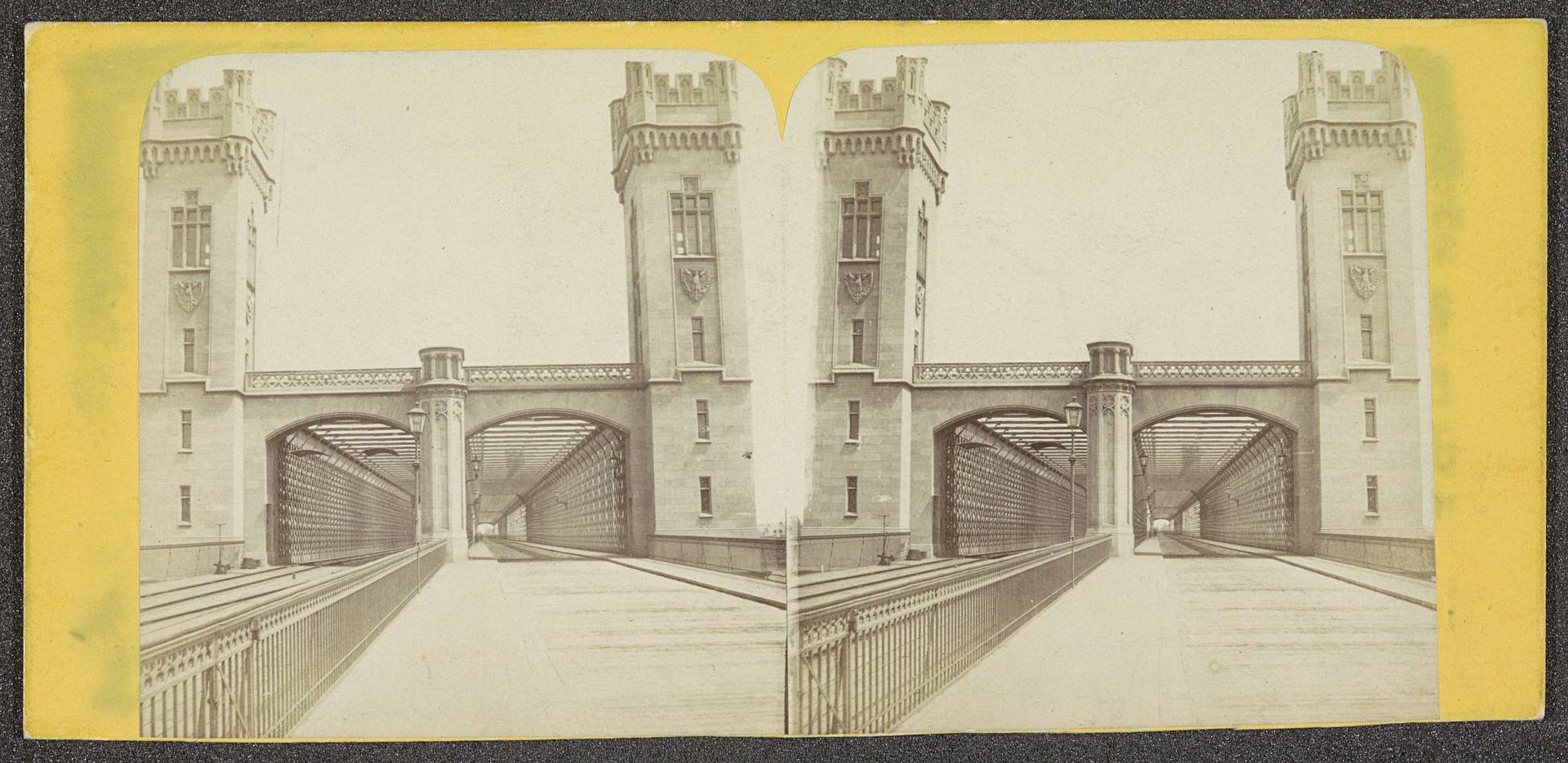 Dombrücke in Keulen by Charles-Henri Plaut