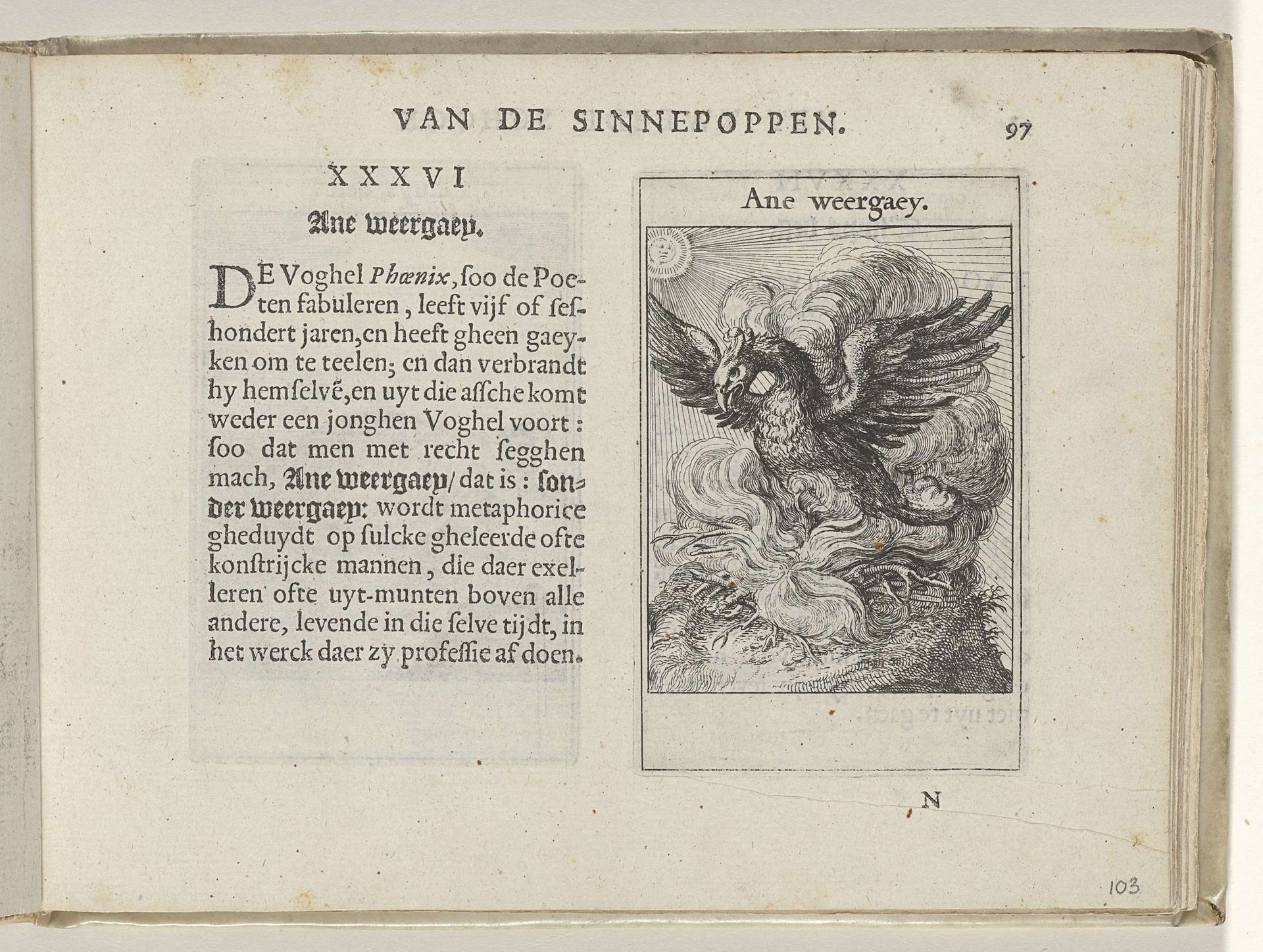 XXXVI Ane weergaey by Roemer Visscher
