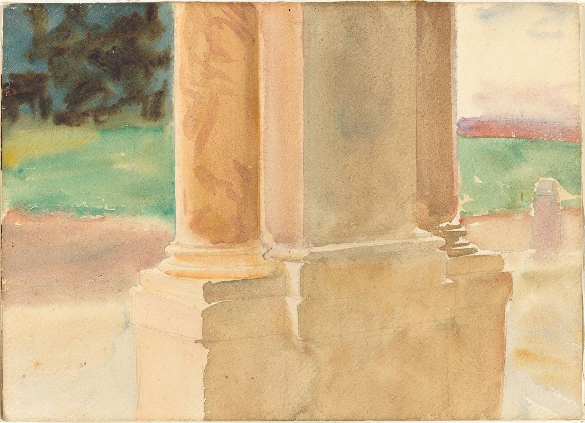 Frascati, Architectural Study by John Singer Sargent