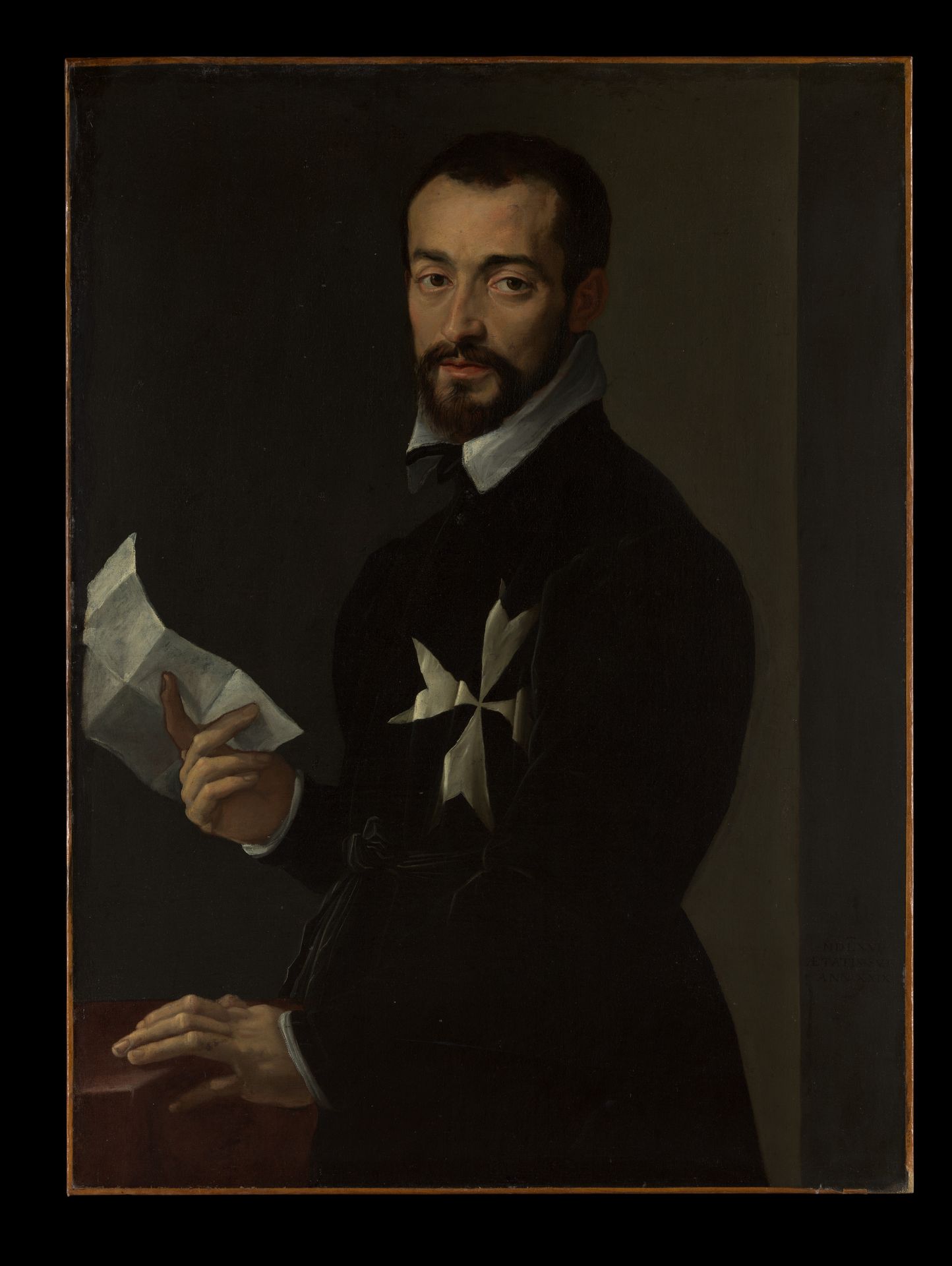 Portrait of a Knight of Malta, Probably Fra Jacopo Salviati by Mirabello Cavalori