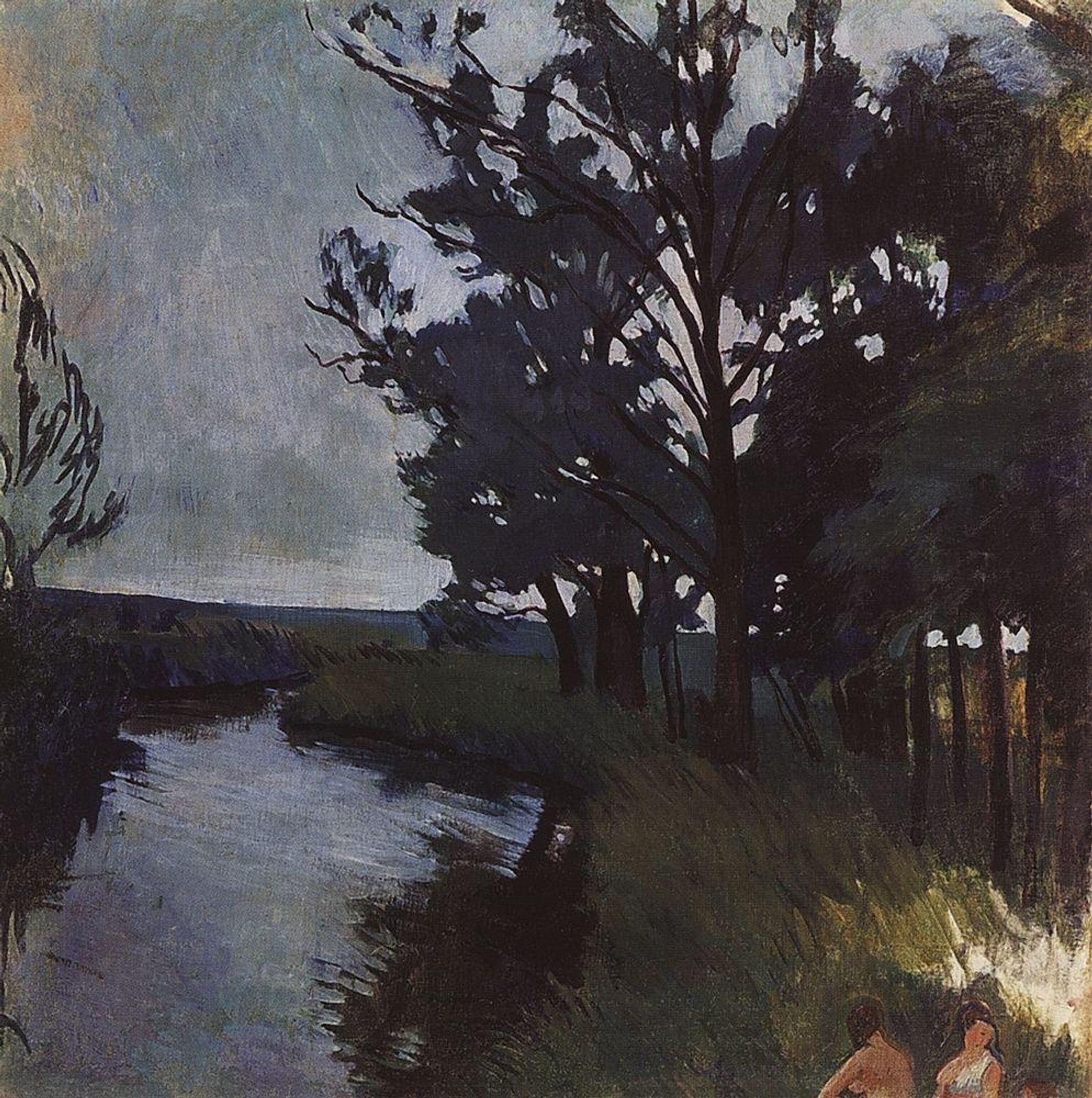 Landscape with a River by Zinaida Serebriakova