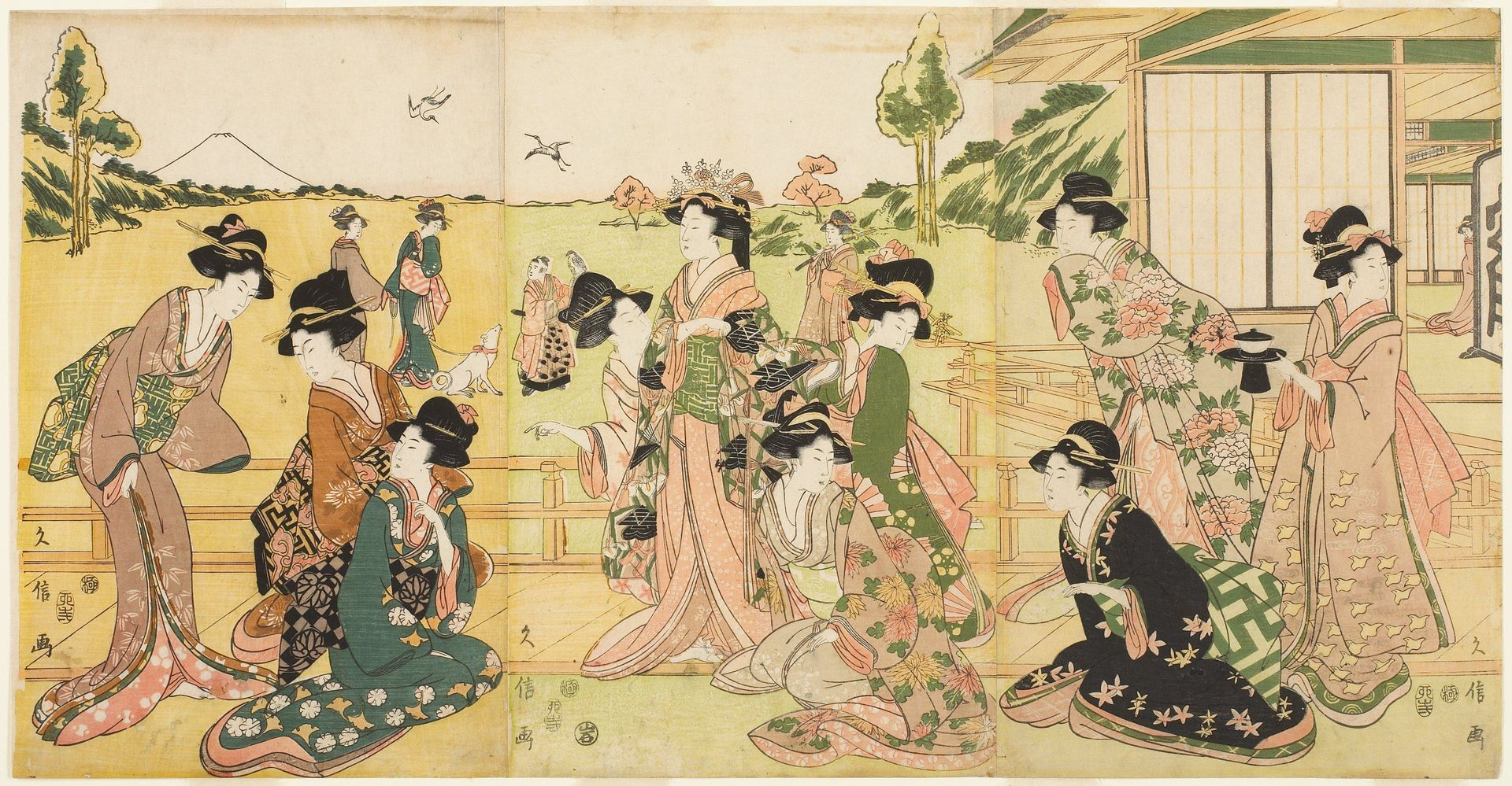 Hawking Party by Hisanobu