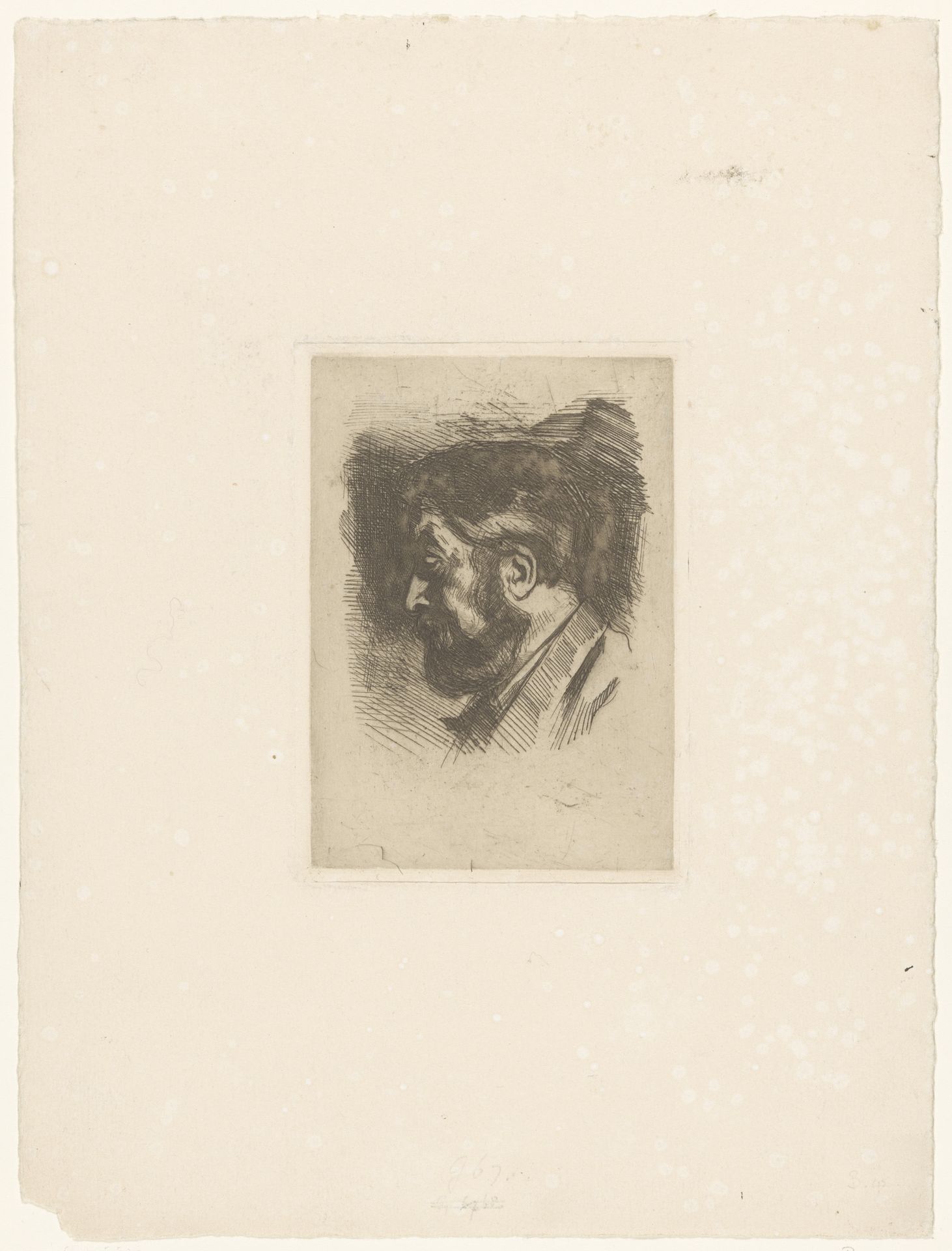 Portret van Anton Mauve by Willem Witsen