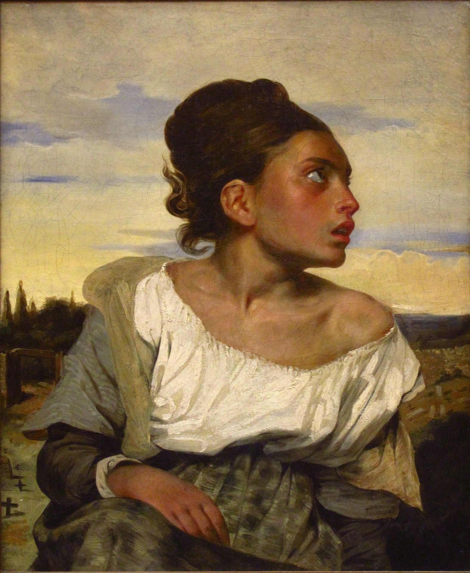 The Orphan Girl at the Cemetery by Eugène Delacroix