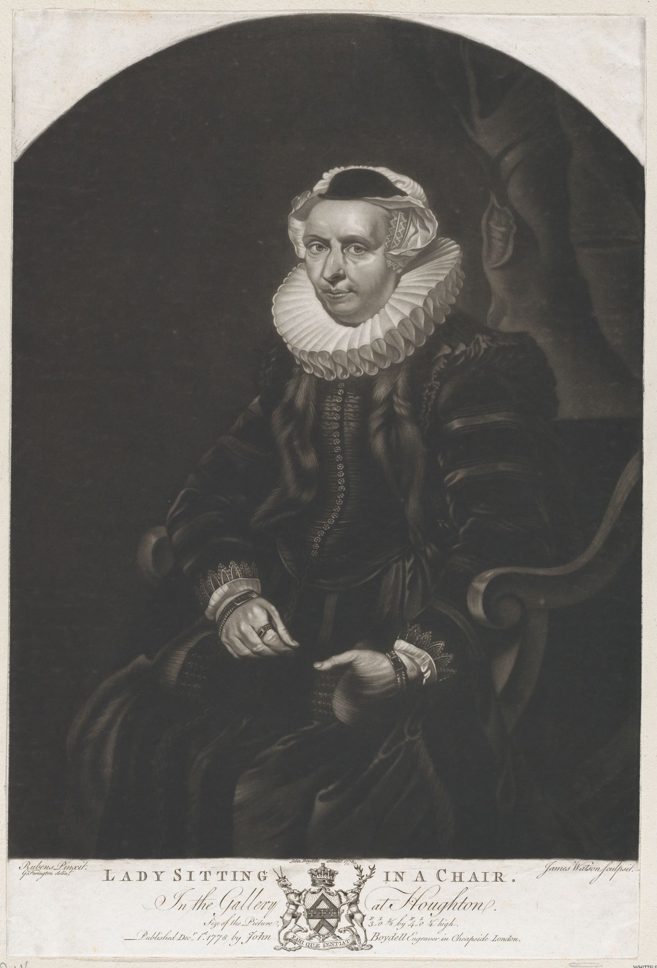 Lady Sitting in a Chair by James Watson