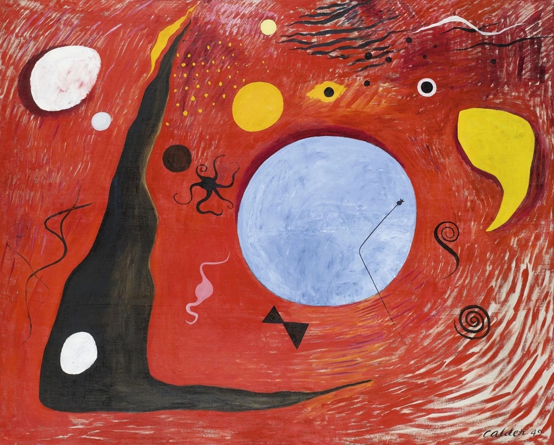 Fond rouge by Alexander Calder