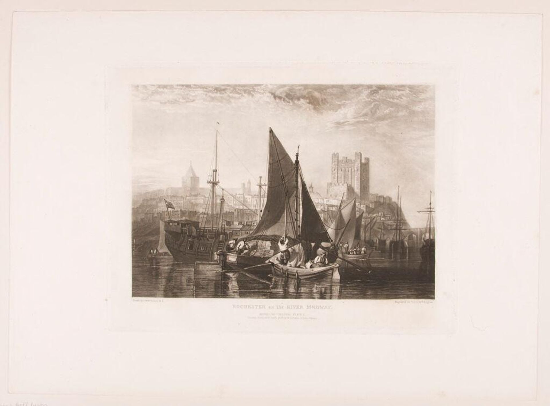 Rochester on the River Medway by Thomas Goff Lupton