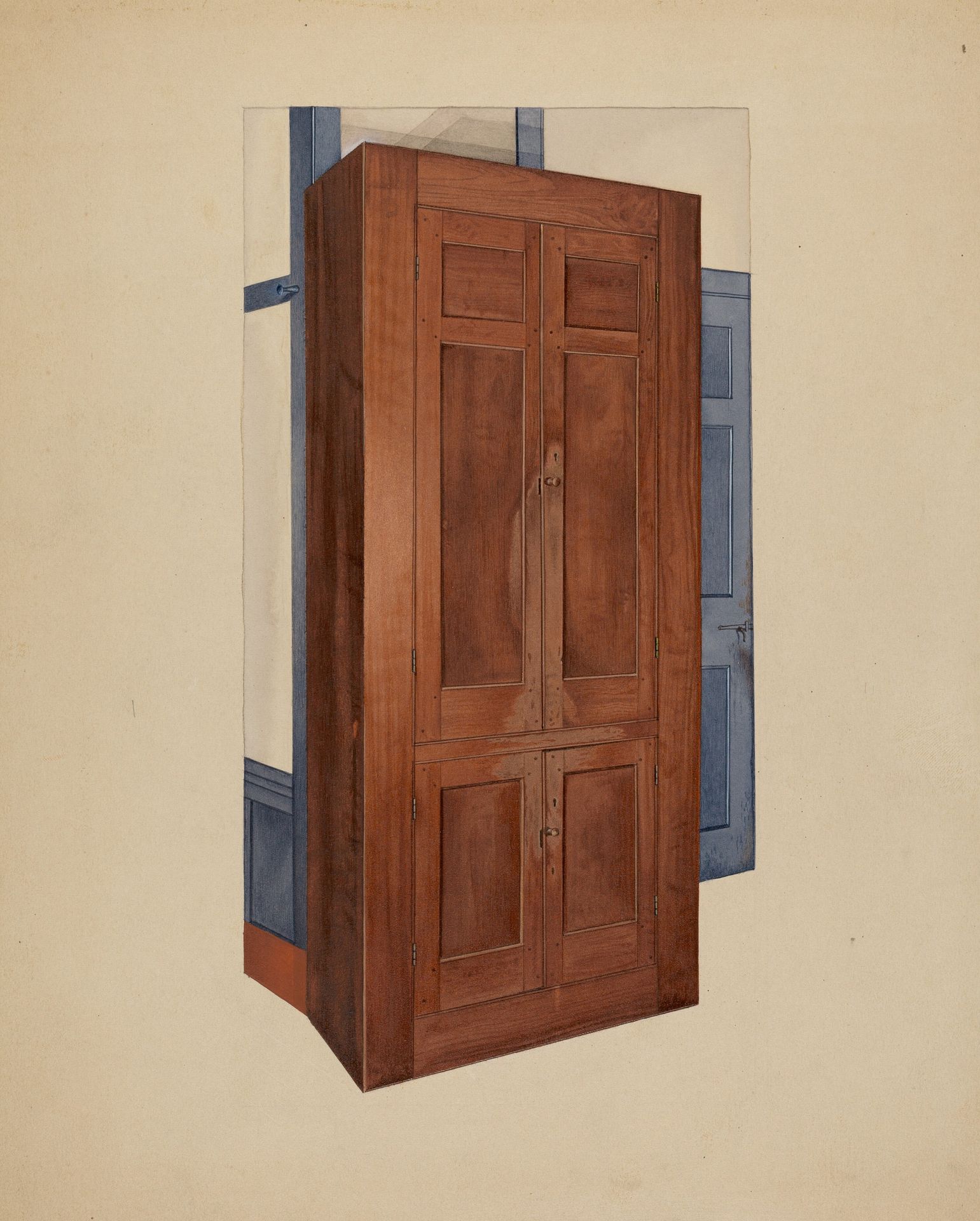 Shaker Dining Room Cupboard by William Paul Childers