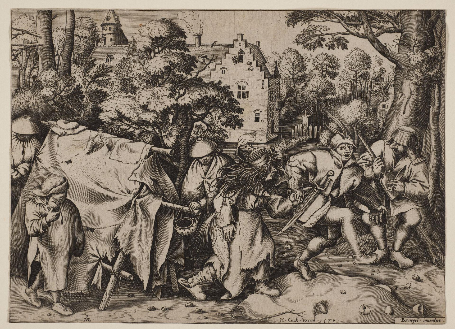 The Wedding of Mopsus and Nisa by Pieter van der Heyden