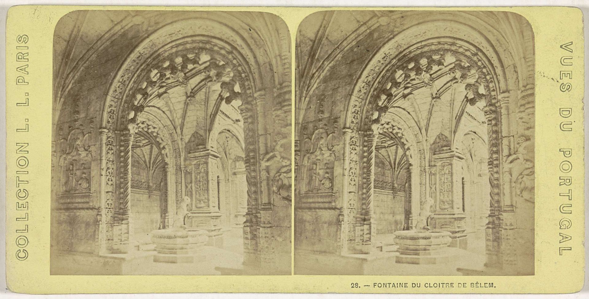 Bron in het Hiëronymietenklooster of Mosteiro dos Jerónimos in Belém, Lissabon by Anonymous