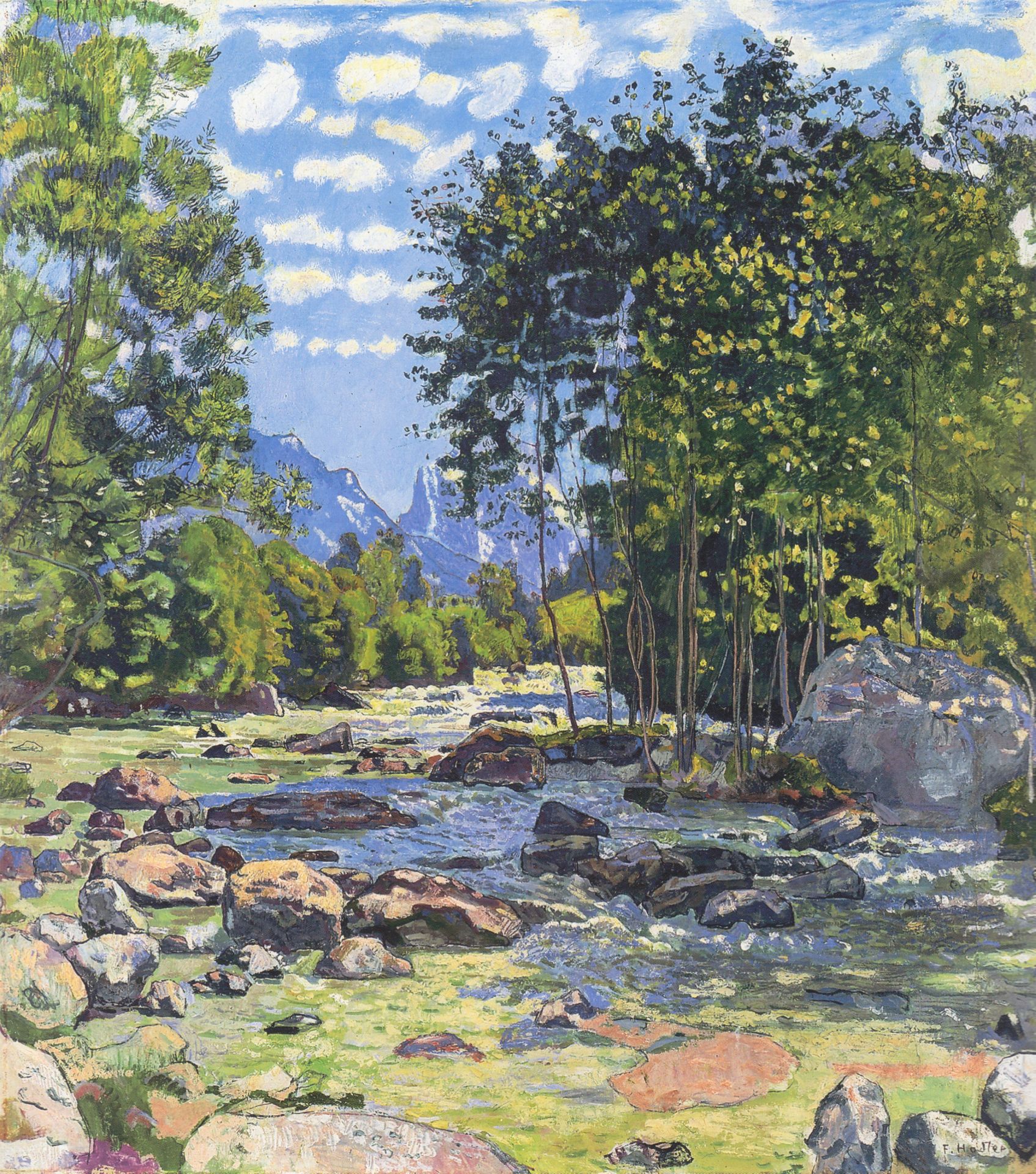 The Black Lutschina by Ferdinand Hodler